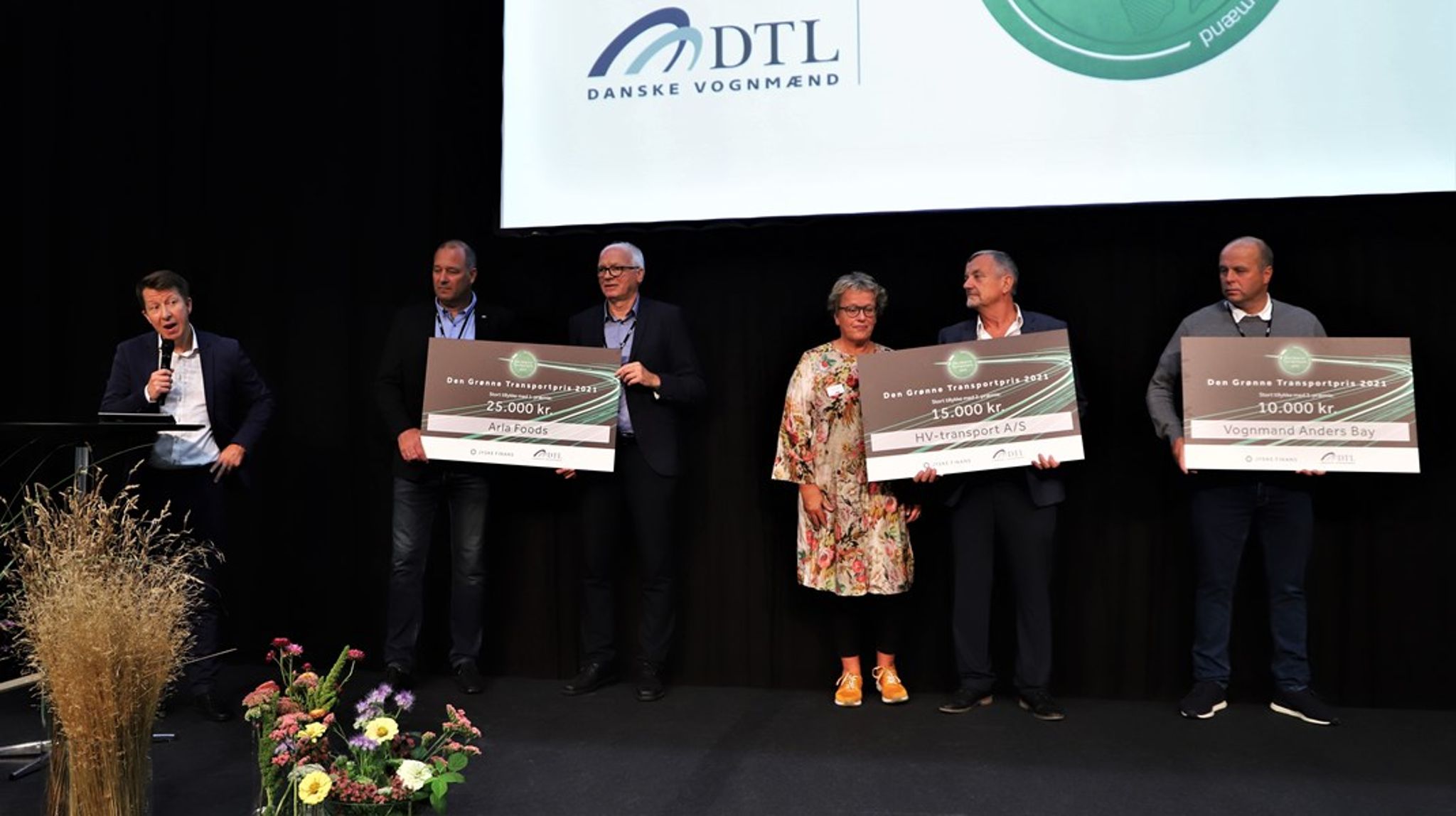 Den Grønne Transportpris blev uddelt for første gang i år og gik til Arla Foods. 