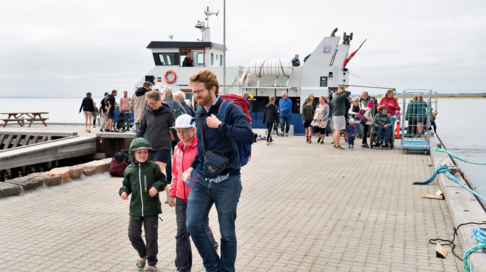På de små øer er en forholdsvis stor del af det samlede
antal boliger placeret i risikozonen for oversvømmelse, skriver Dorthe Winther.