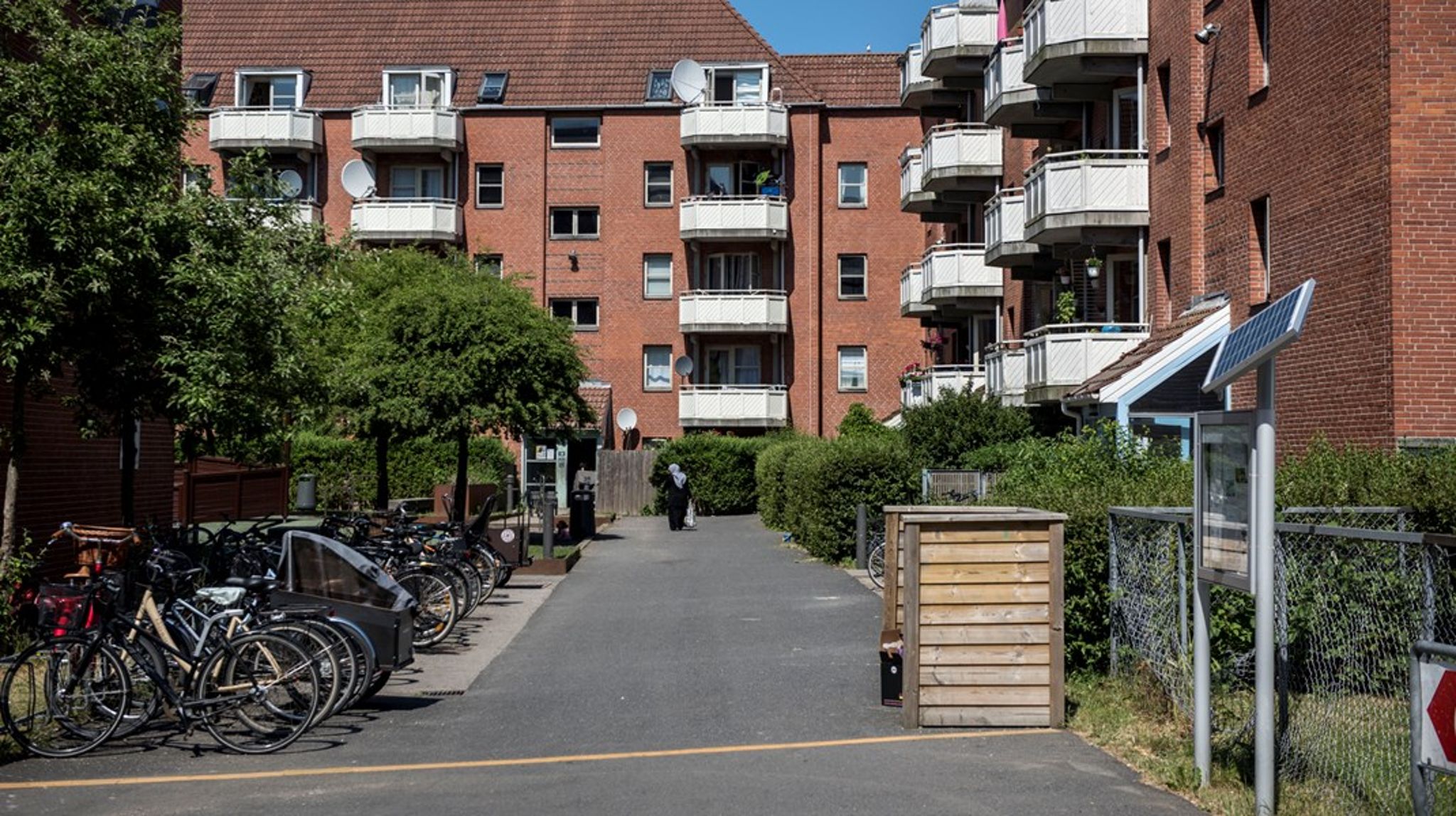 Mjølnerparken på Nørrebro i København er stadig på listen over omdannelsesområder
