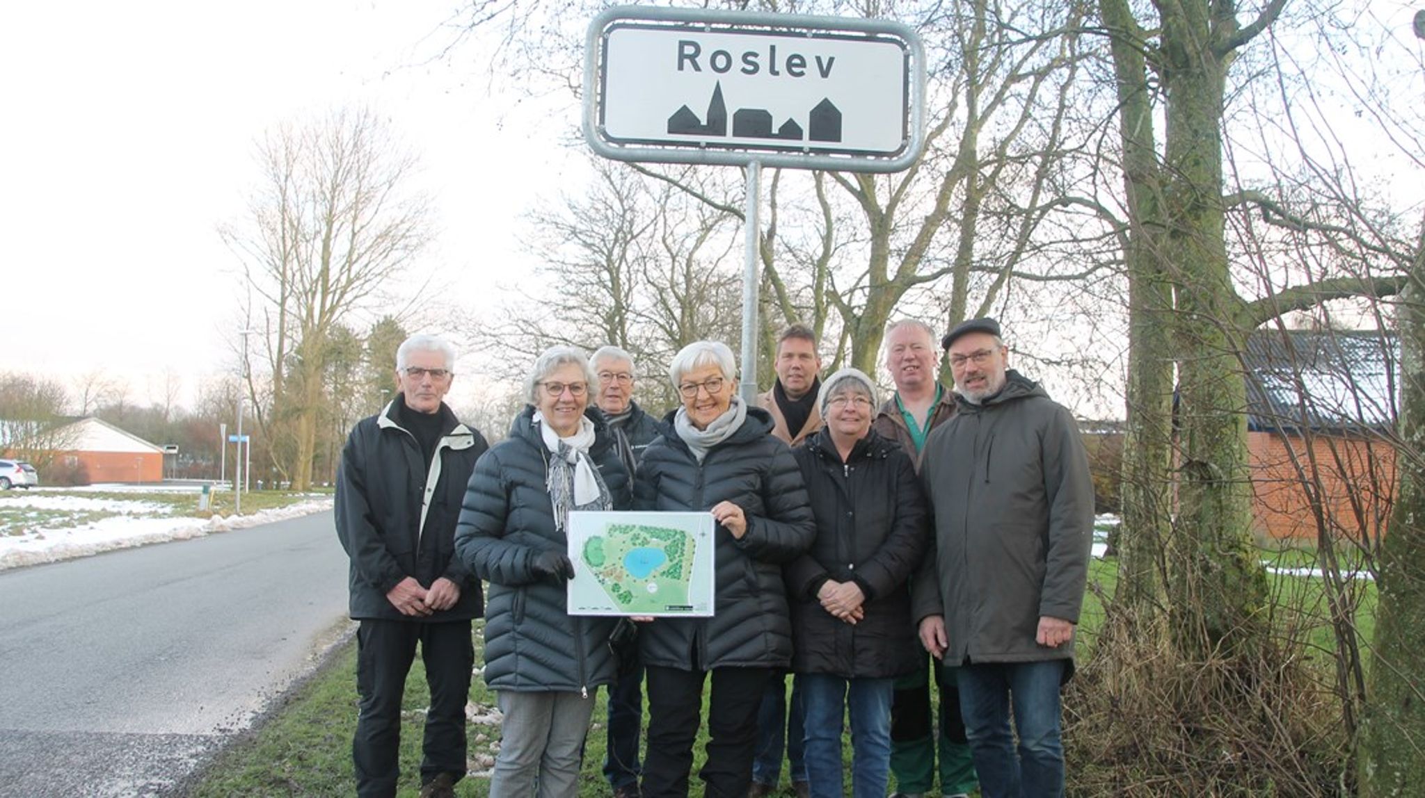 Roslev Borger-,
Handels- &amp; Håndværkerforening har fået tildelt 470.000 kroner til faciliteter
og rekreativ infrastruktur ved en nyanlagt sø i midtjyske Roslev.