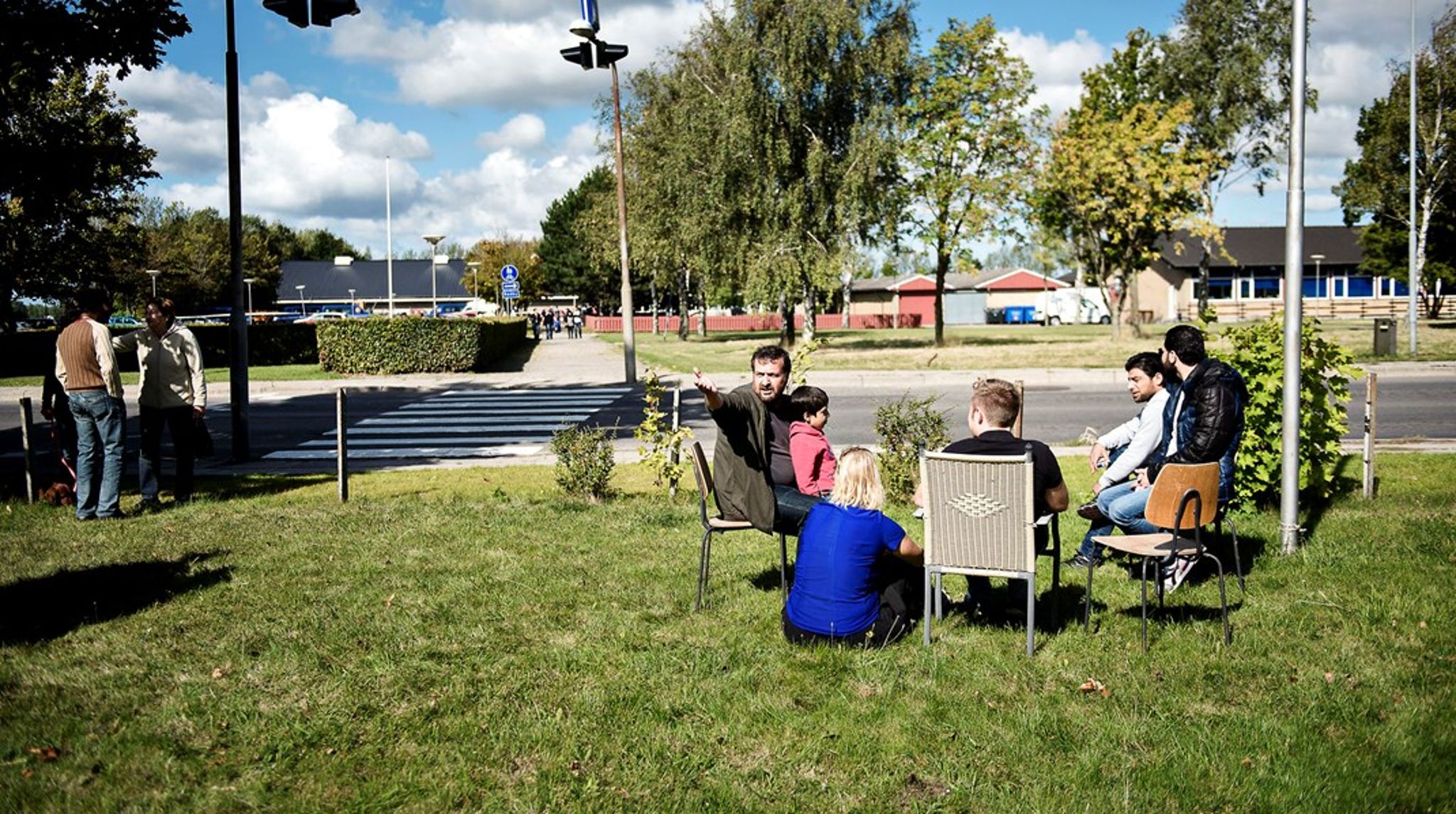 Det er syv år siden, at&nbsp;et antal større ngo'er sidst gik sammen med DR og TV 2 om et ekstraordinært indsamlingsshow. Dengang var indsamlingens formål støtte til de mange syriske flygtninge fra krigen, hvoraf en del kom til Danmark. Her i Rødbyhavn i september 2015. Arkivfoto