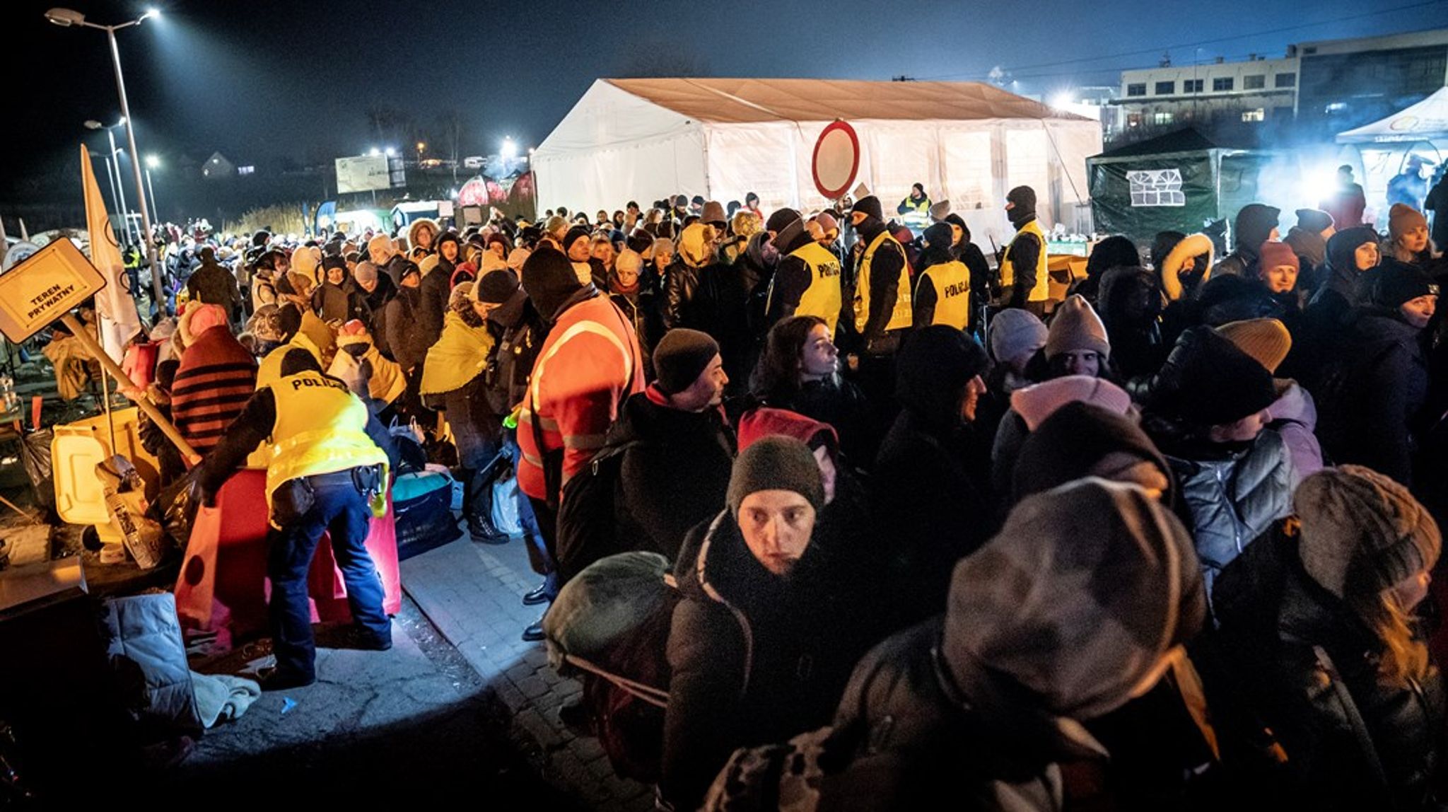Det vurderes, at over tre millioner ukrainere nu er på flugt som følge af Ruslands invasion i Ukraine.<br><br>