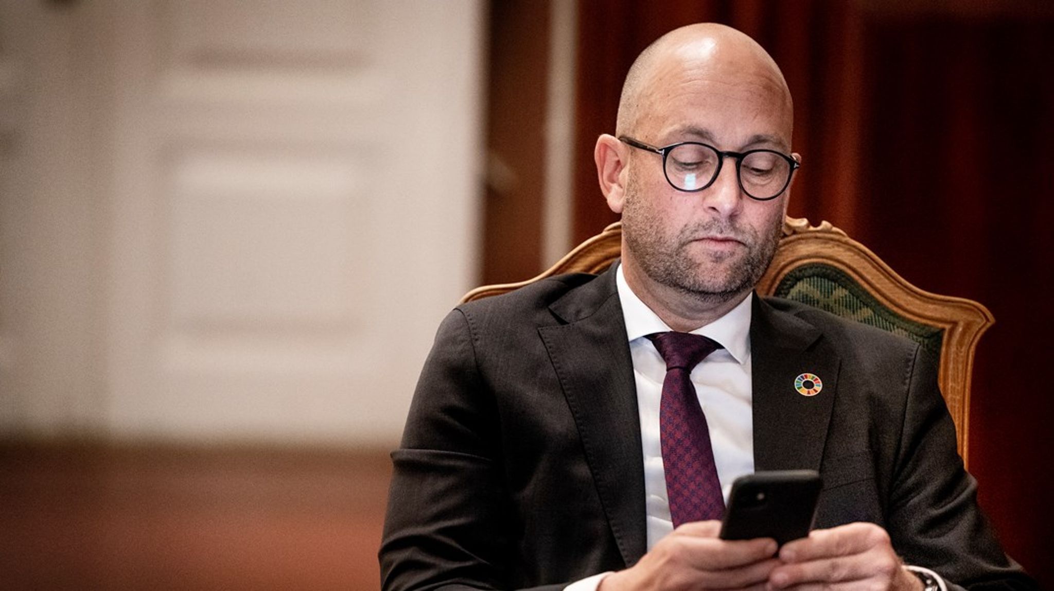 Minister for fødevarer, landbrug og fiskeri Rasmus Prehn skal i samråd om verdensmål.<br>