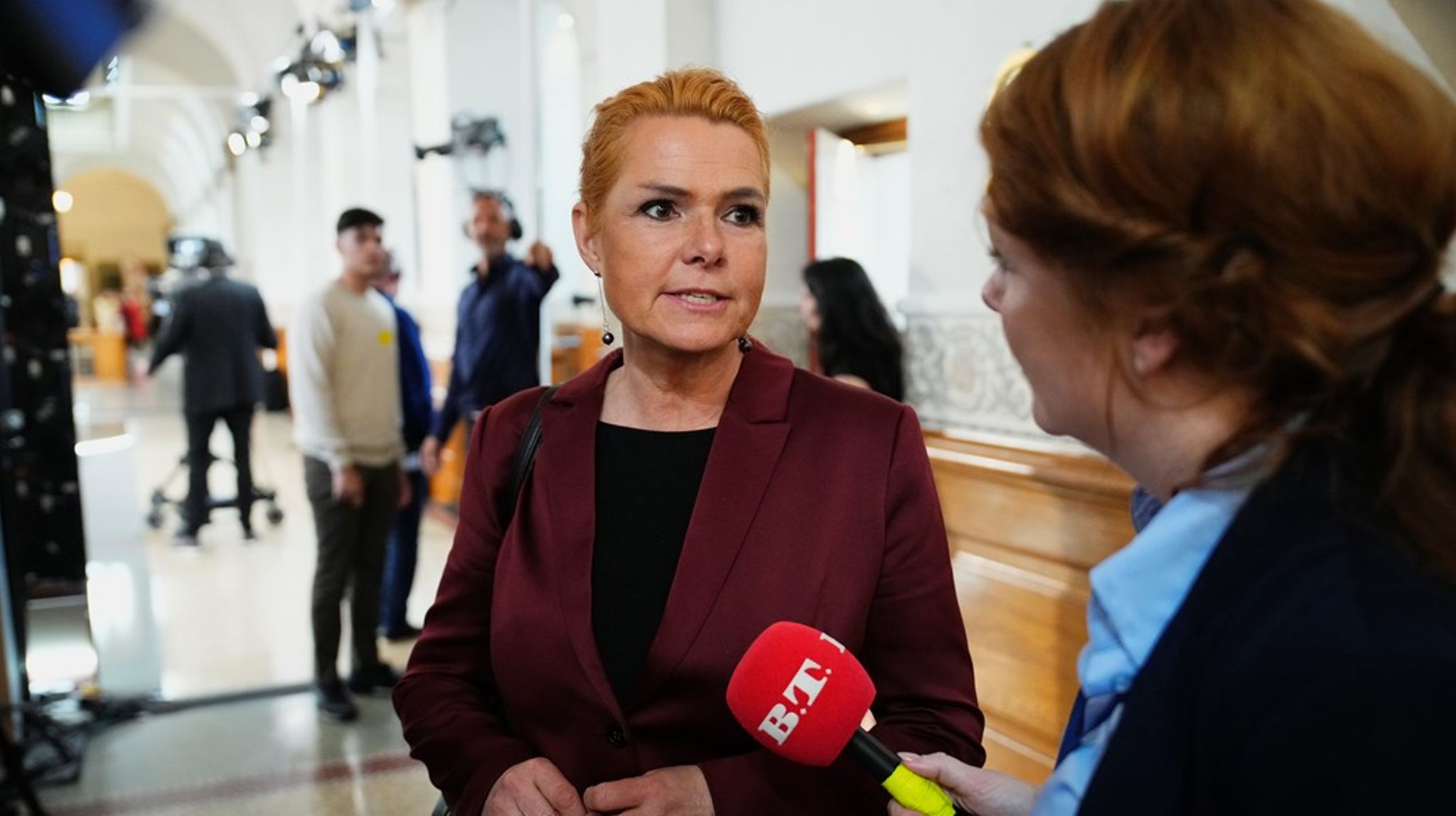 Inger Støjberg vil ikke kommentere, hvorvidt de folkevalgte eks-DF’erne har udsigt til at kunne stille op for hendes nystiftede parti. 