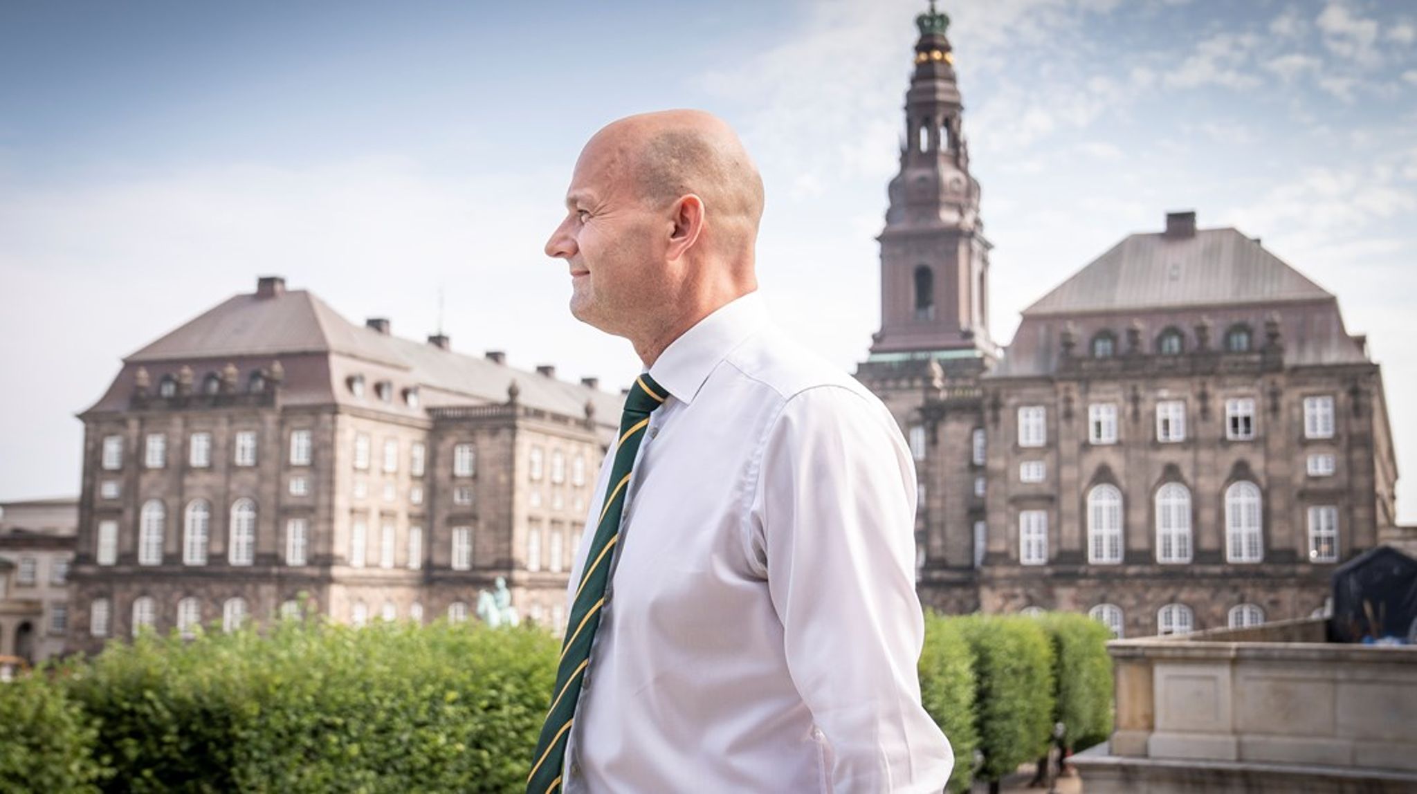 Konservatives partiformand Søren Pape Poulsen&nbsp;har haft medvind i målingerne. Nu vil han være statsminister.