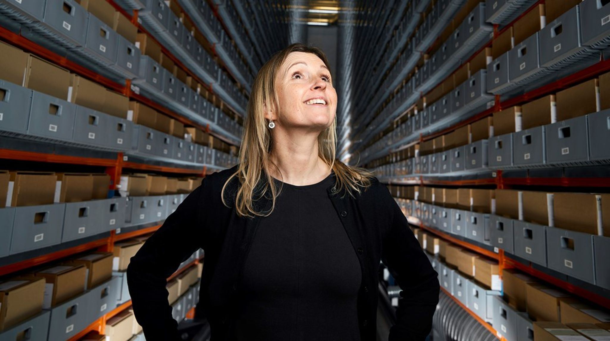 Anne Sofie-Jensen i Rigsarkivet, hvor hun har været rigsarkivar siden 2019.&nbsp;