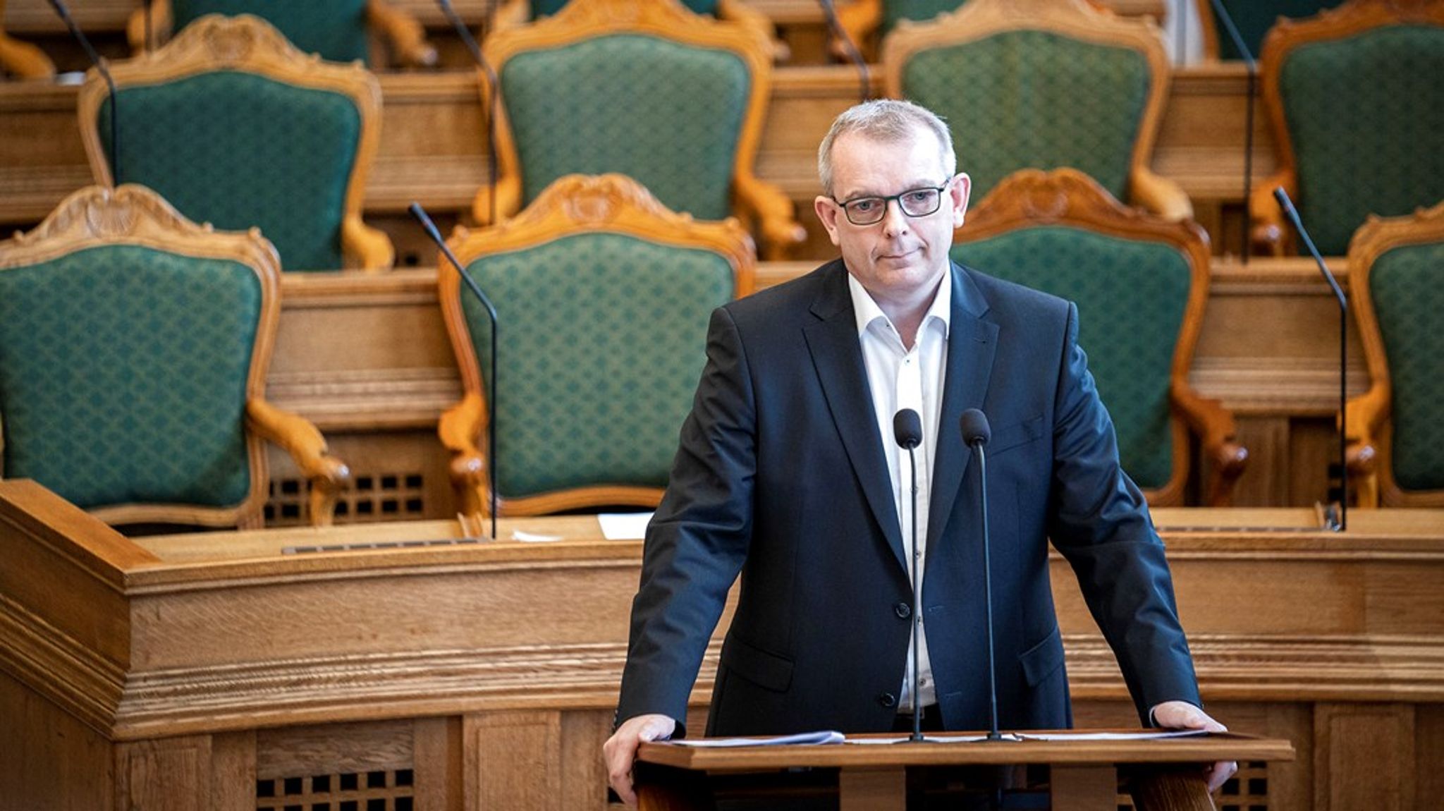 Hans Kristian Skibby skiftede i juni fra Dansk Folkeparti til Danmarksdemokraterne og er nu én af otte folketingsmedlemmer fra det nye parti. 