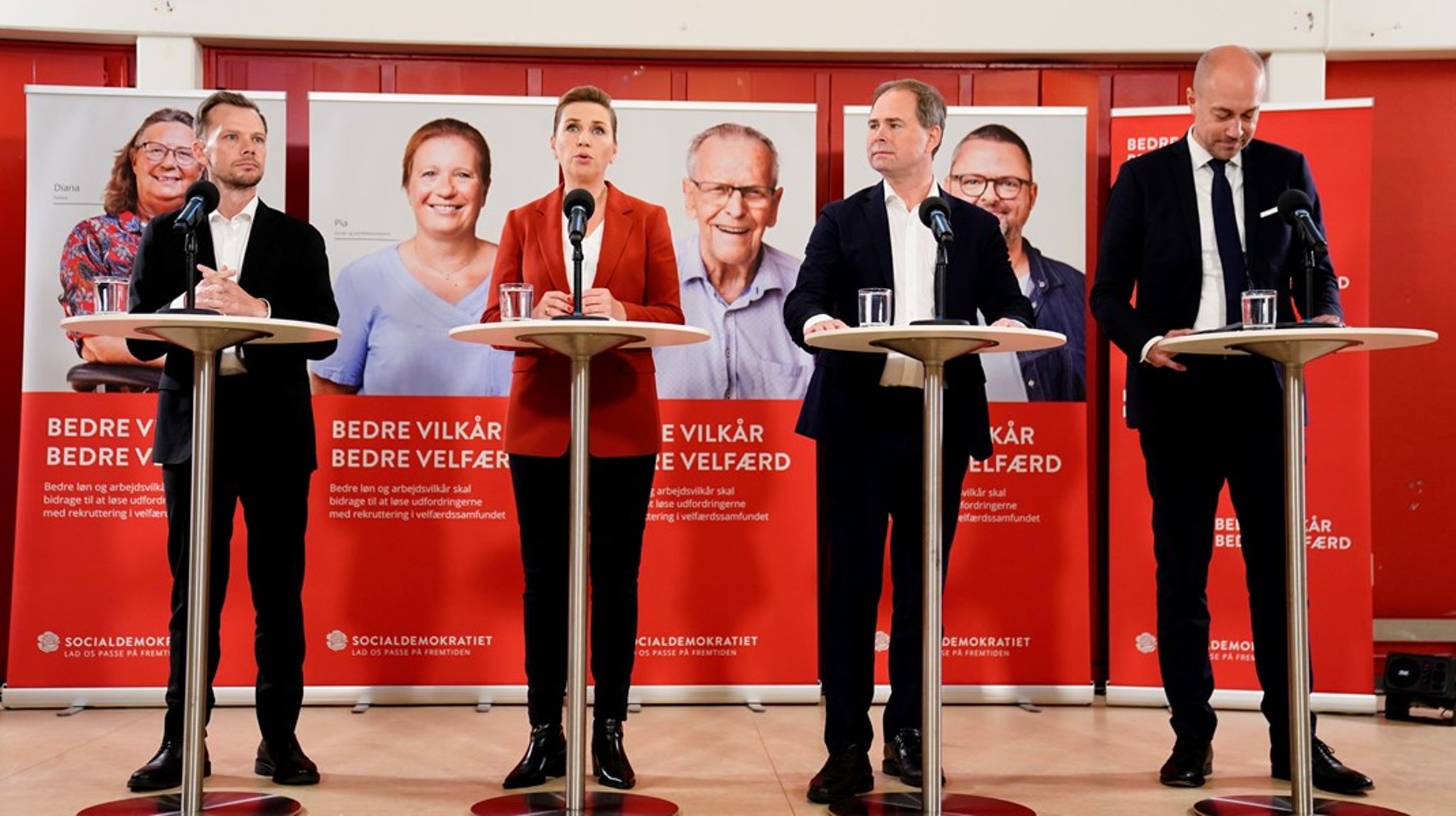 Socialdemokratiet præsenterede onsdag udspillet "Bedre vilkår - bedre velfærd", hvor de lægger op til at forbedre løn- og arbejdsvilkårene i den offentlige sektor med tre milliarder kroner frem mod 2030.