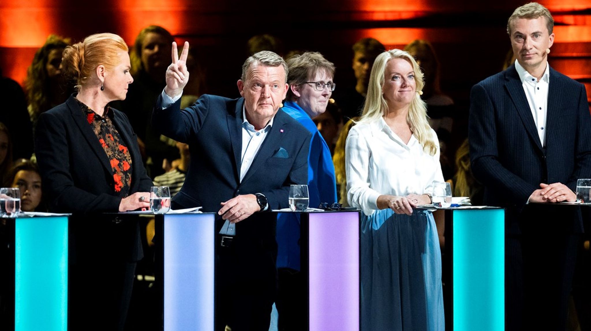 Partilederdebatten 30. oktober i DR Koncerthuset.