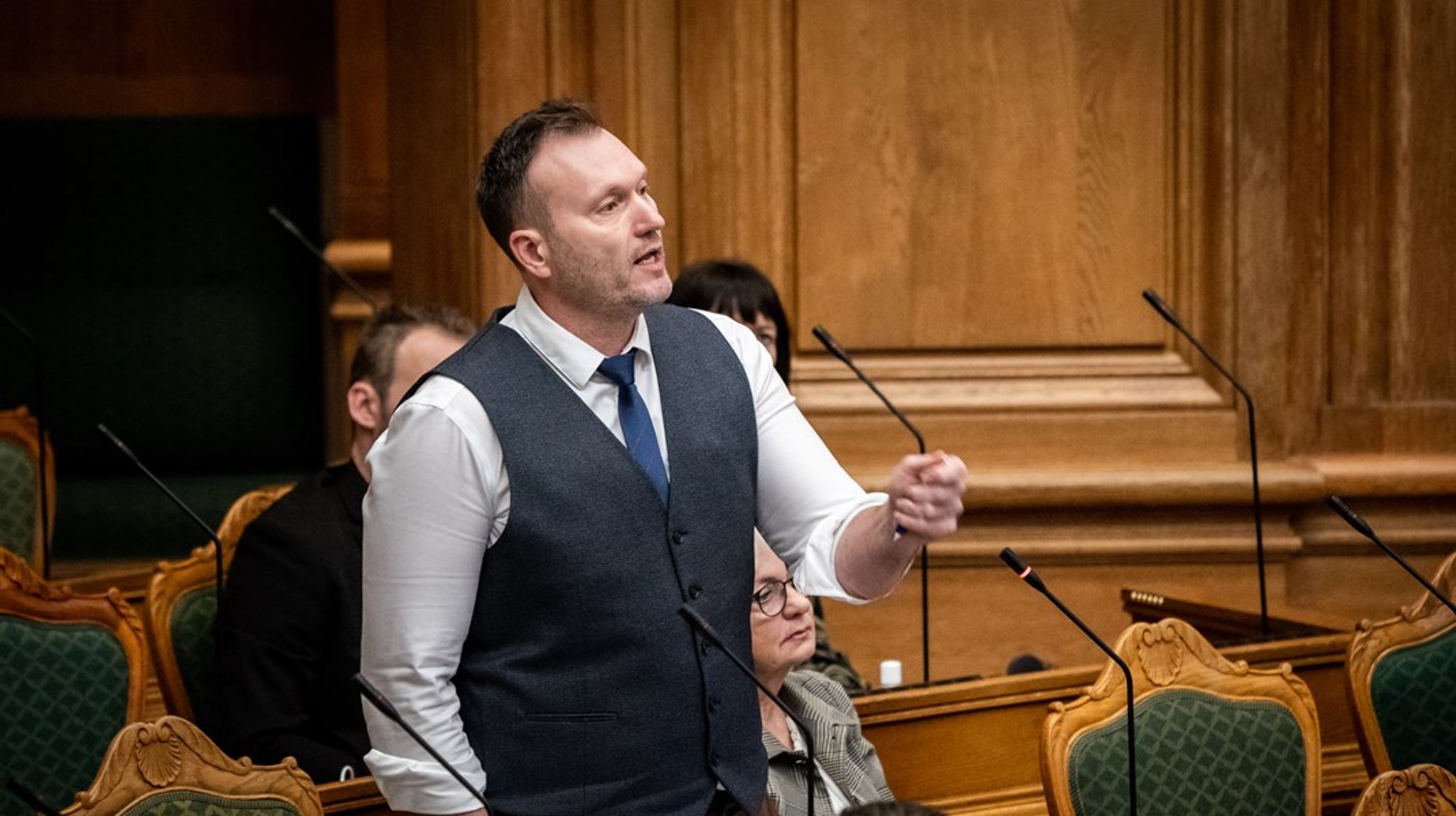 Lars Boje Mathiesen er ny partiformand i Nye Borgerlige.&nbsp;