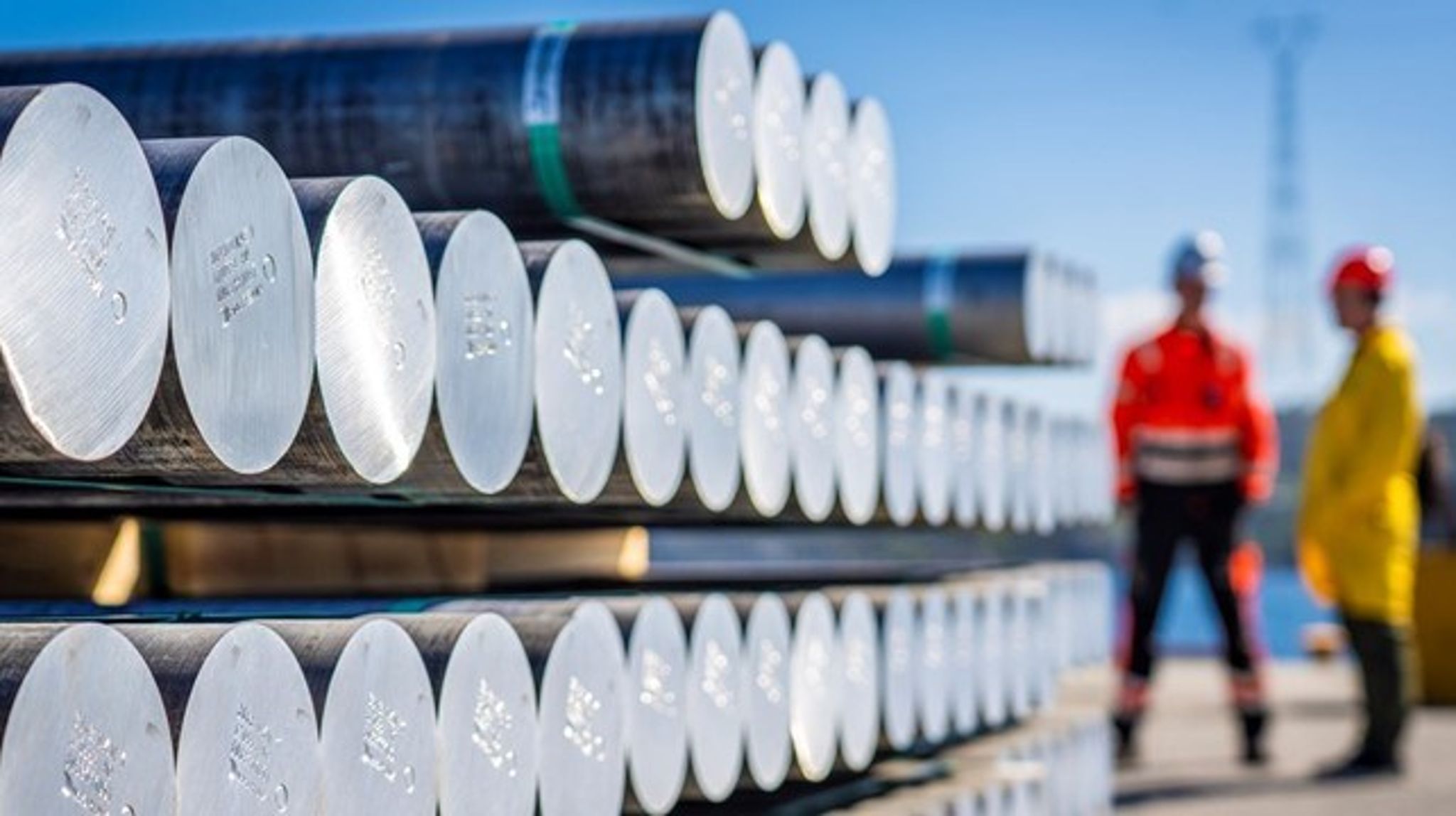 Aluminiumrør som disse&nbsp;fra Hydro Aluminium Karmøy&nbsp;er blandt de varer, der bliver omfattet af EU's CO2-told fra 2026.