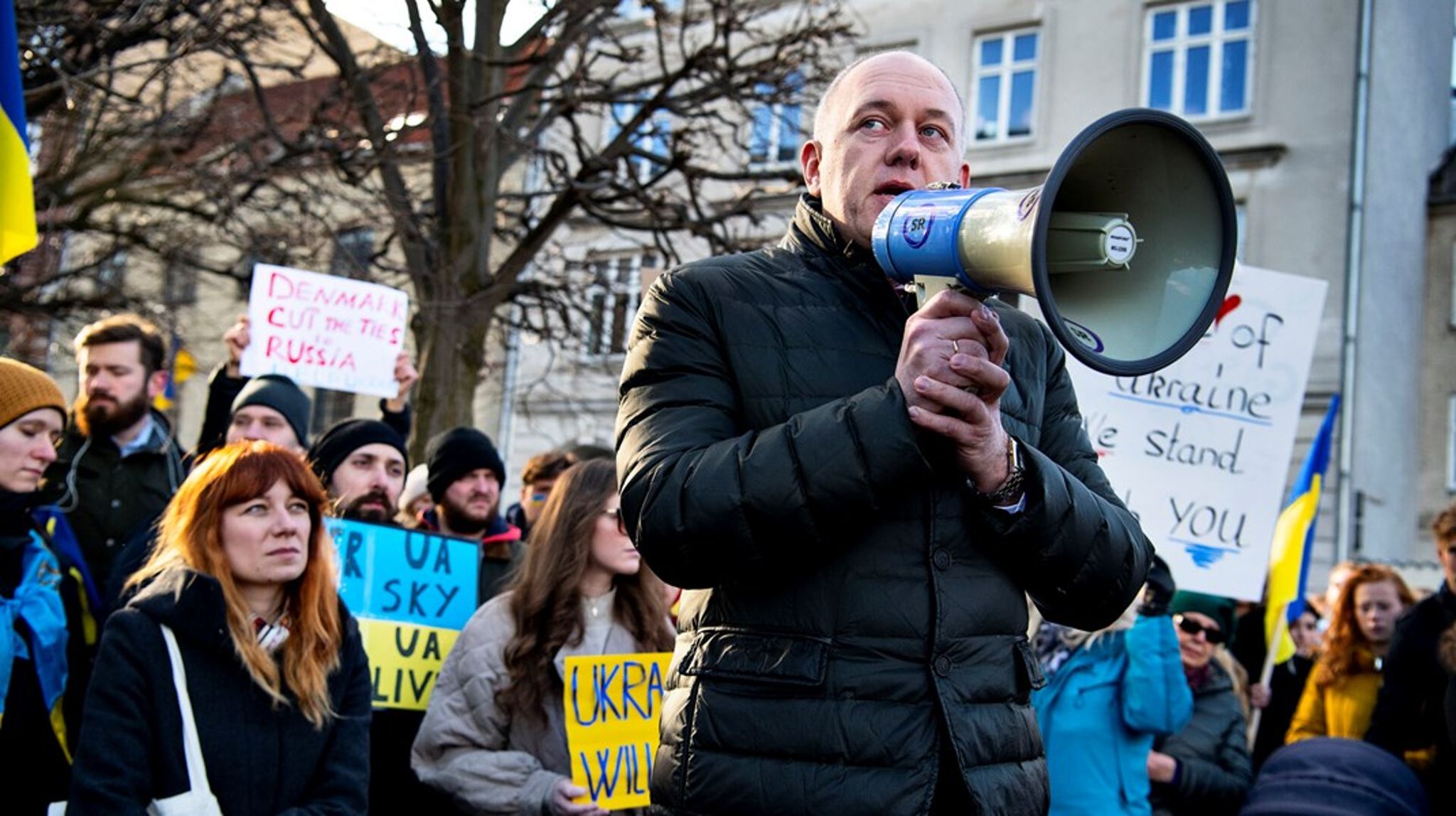 I løbet af ugen afholdes en række arrangementer&nbsp;for at markere årsdagen for Ruslands invasion af Ukraine, heriblandt en gudstjeneste i Holmens Kirke og demonstrationer foran den russiske ambassade.<br>
