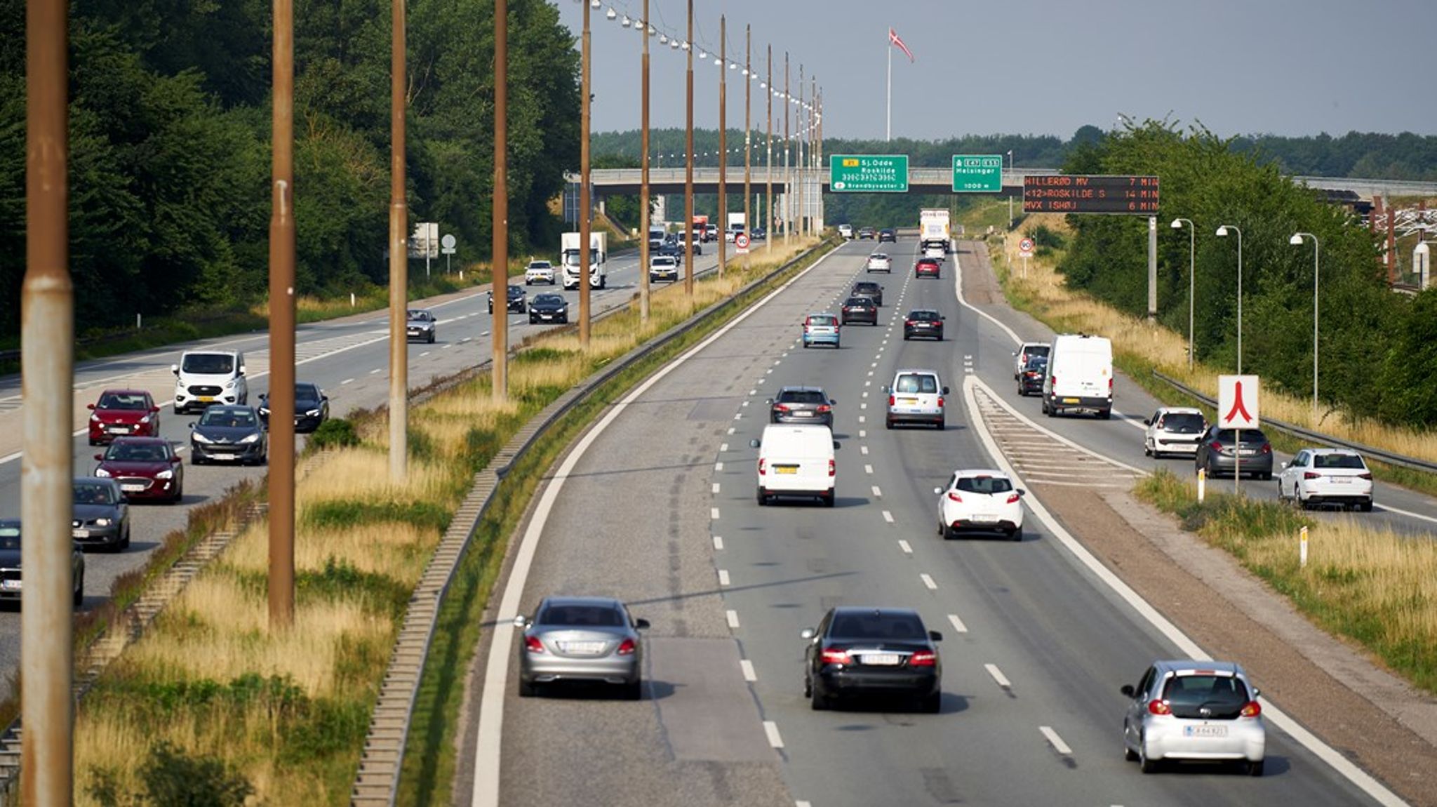 Hastighedsgrænsen på dele af Holbækmotorvejen blev i 2020 sat ned for at nedbringe støjgener. 