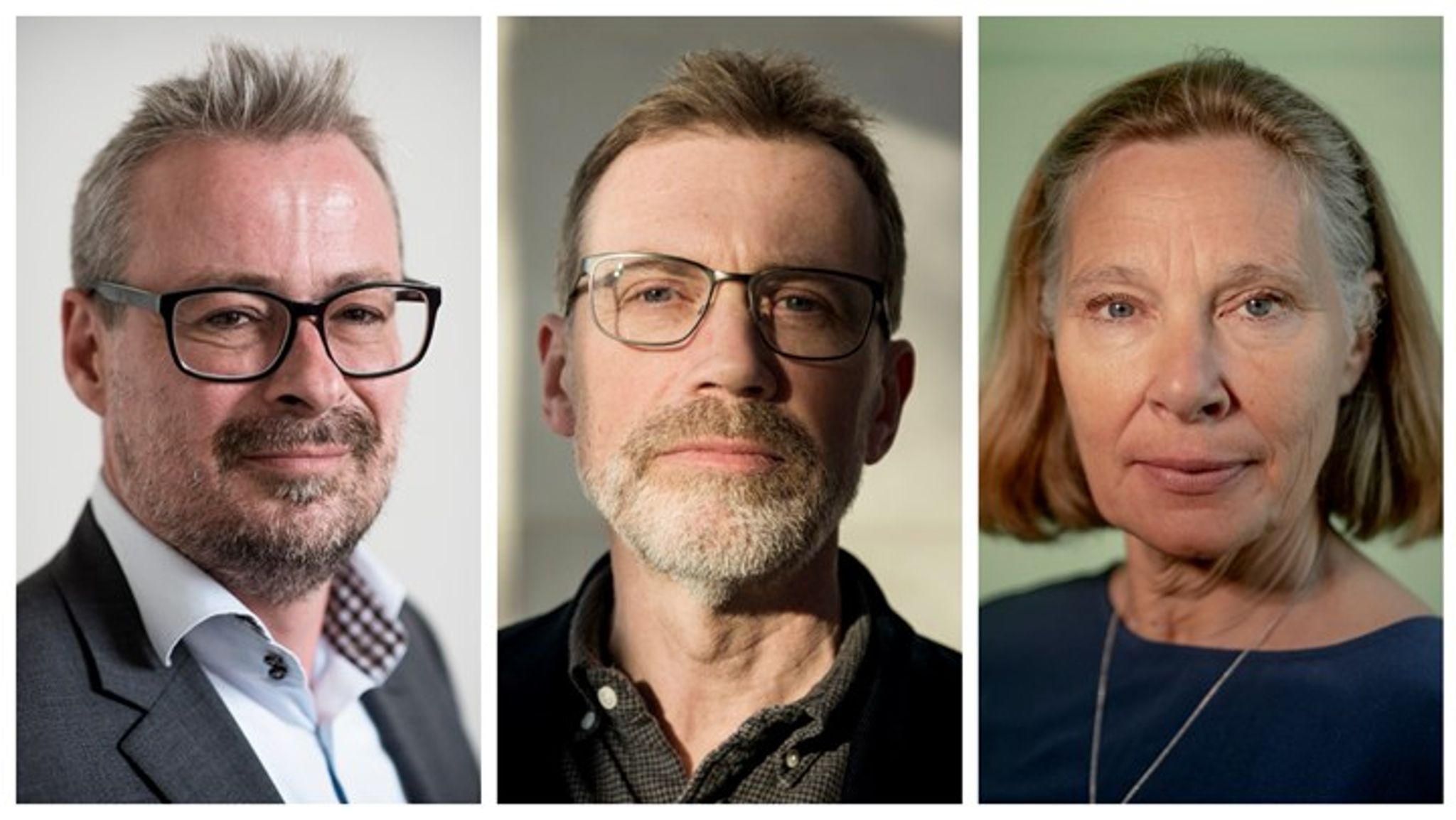 Det fremsatte forslag i Borgerrepræsentationen vil betyde et markant fald i kvalitet af undervisning i eksterne læringsmiljøer, skriver museumdirektørerne&nbsp;Rane Willerslev (tv.), Mikkel Bogh (mf.), Anne-Louise Sommer (th.) og Søren Bak-Jensen.