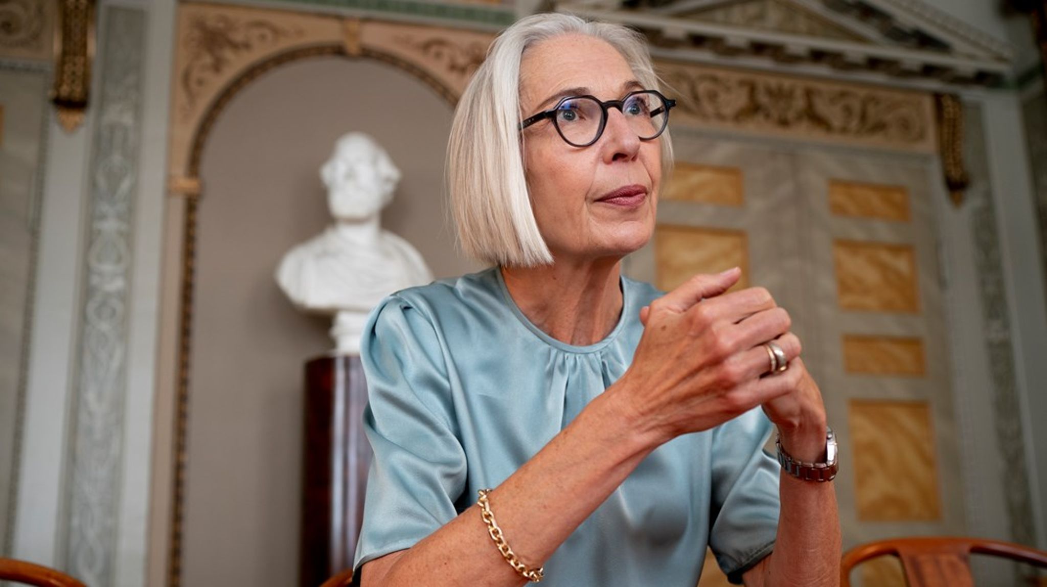 Generaldirektør i DR, Maria Rørbye Rønn, er nyt bestyrelsesmedlem i Bikubenfonden. Her får hun selskab af topchef i Bjarke Ingels Group, Sheela Maini Søgaard. 