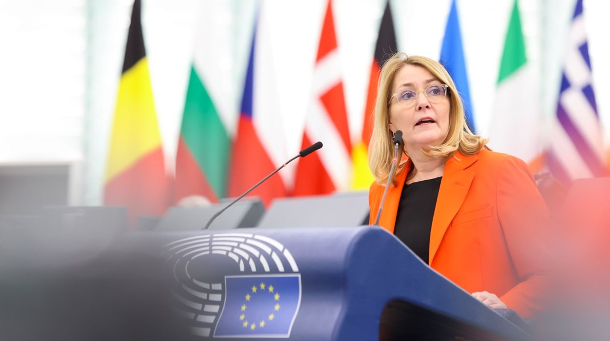 Christel Schaldemose indtog første gang talerstolen i Europa-Parlamentet i 2006.&nbsp;