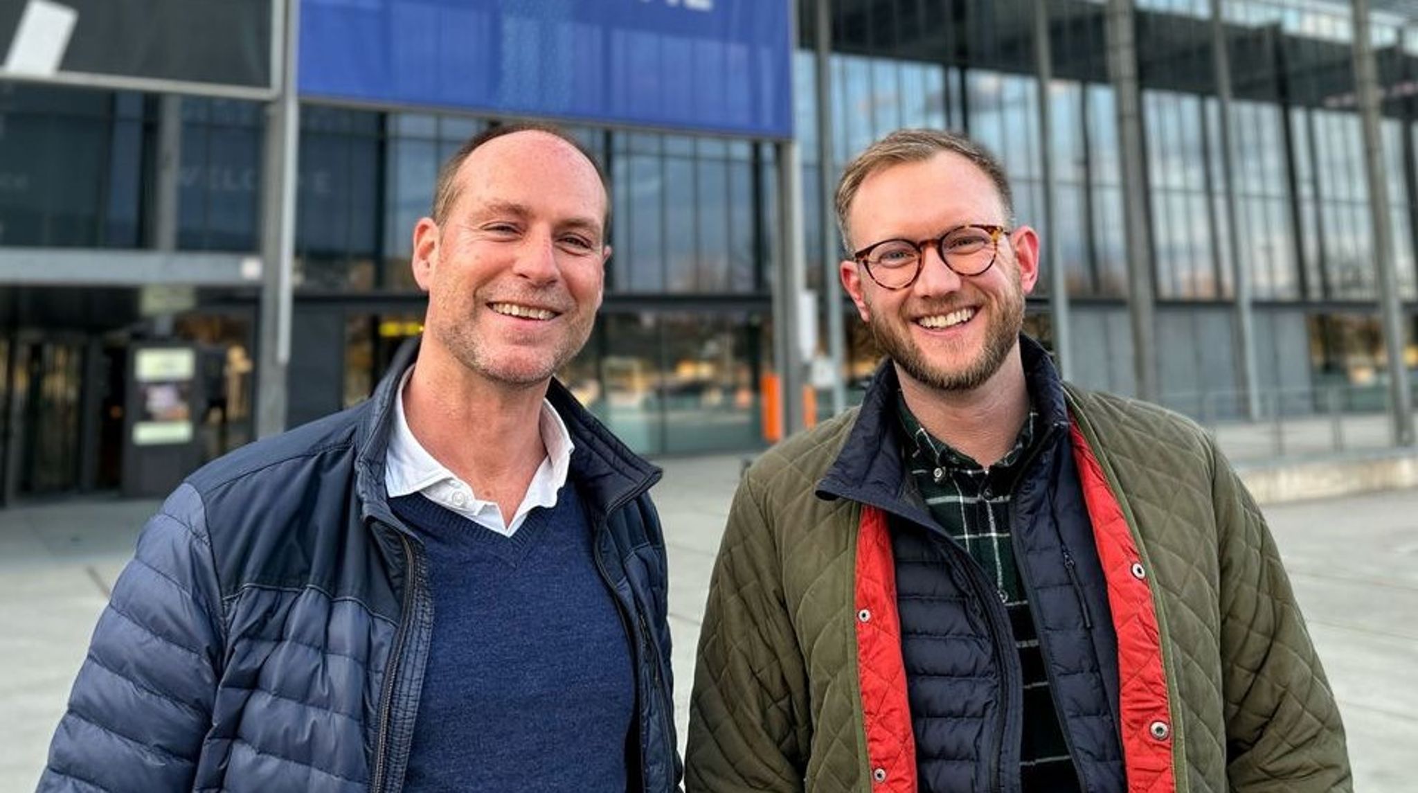 Fra venstre: André Sode, ny CFO i Viggo og Mads Vieth fhv. CFO nu administrerende direktør i Viggo Energy.