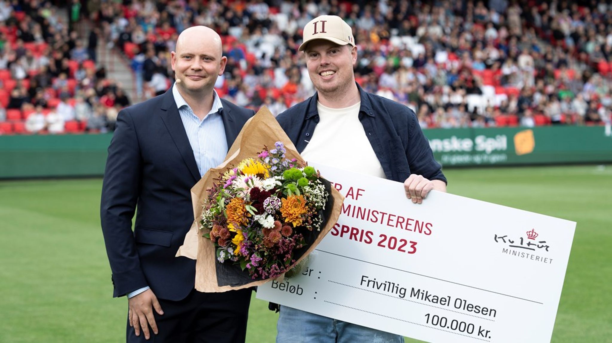 Kulturministerens Idrætspris blev uddelt til Mikael Olesen ved åbningen på DM-ugen 2023, der fandt sted på Aalborg Stadion. 