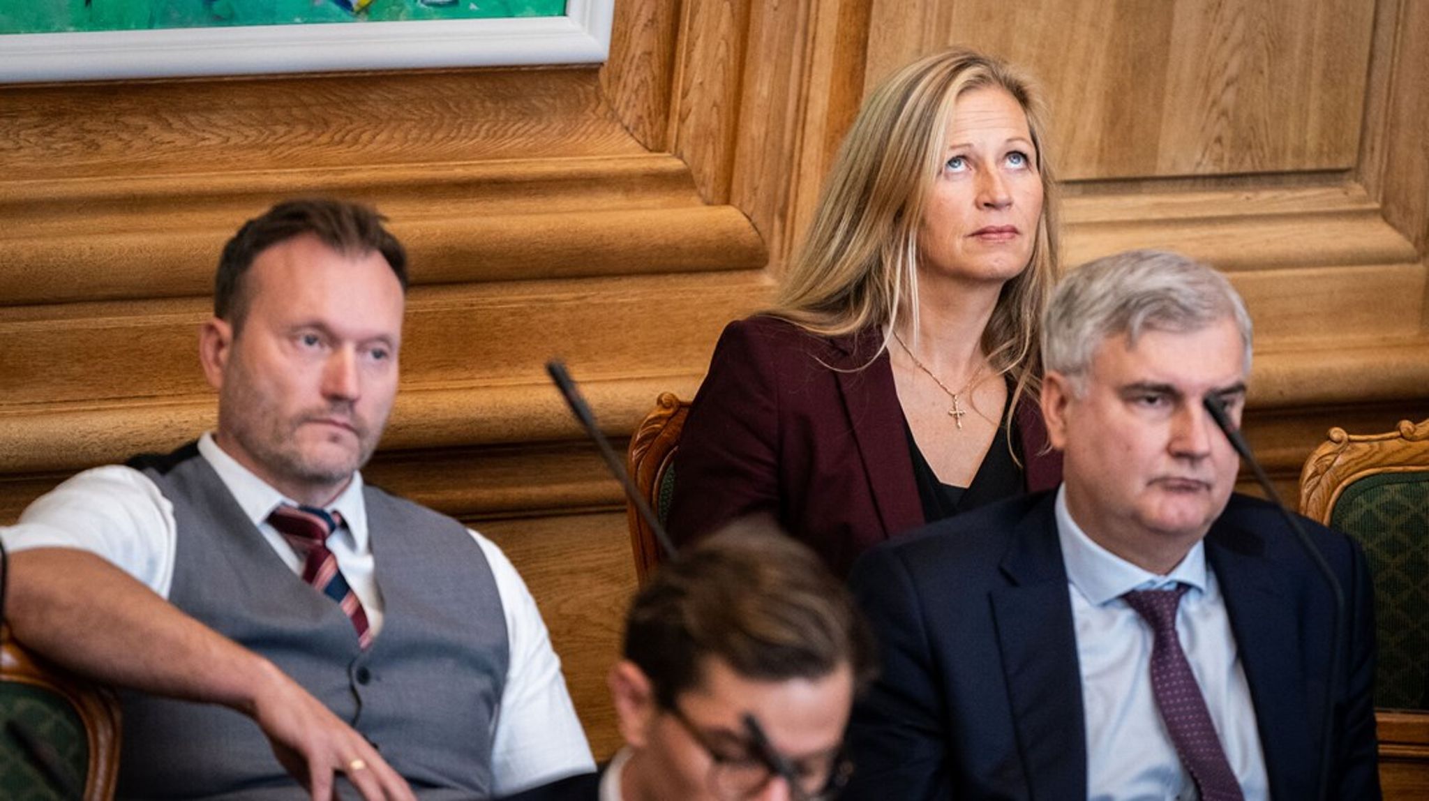Theresa Scavenius er det nyeste medlem i den nuværende løsgænger-trio, der også består af Lars Boje Mathiesen og Jon Stephensen. 