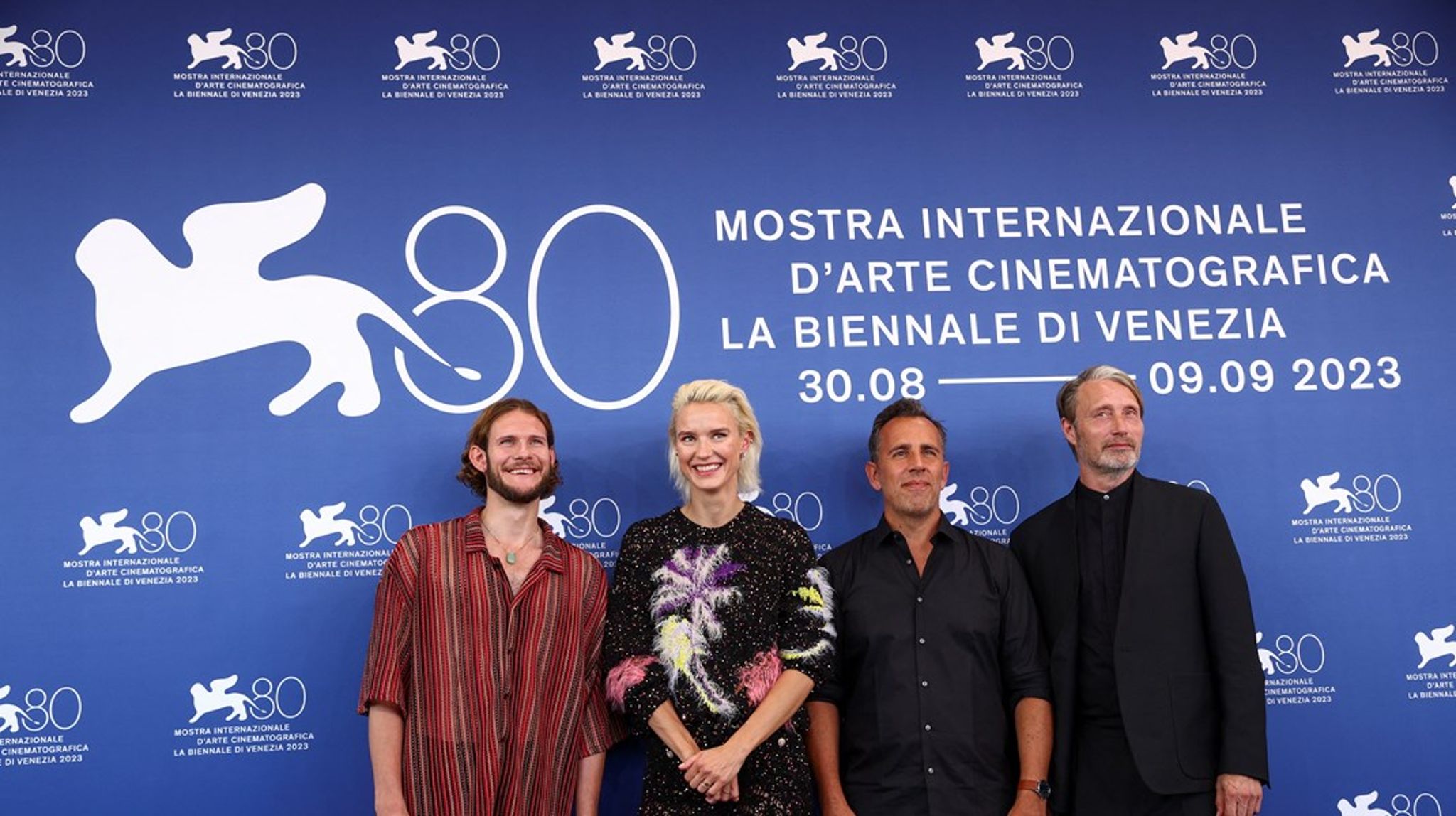 Den nye filmaftale indeholder også store ambitioner for, at danske film skal repræsenteres på de største internationale filmfestivaler. På billedet ses holdet bag filmen "Bastarden" på filmfestivalen i Venedig. 
