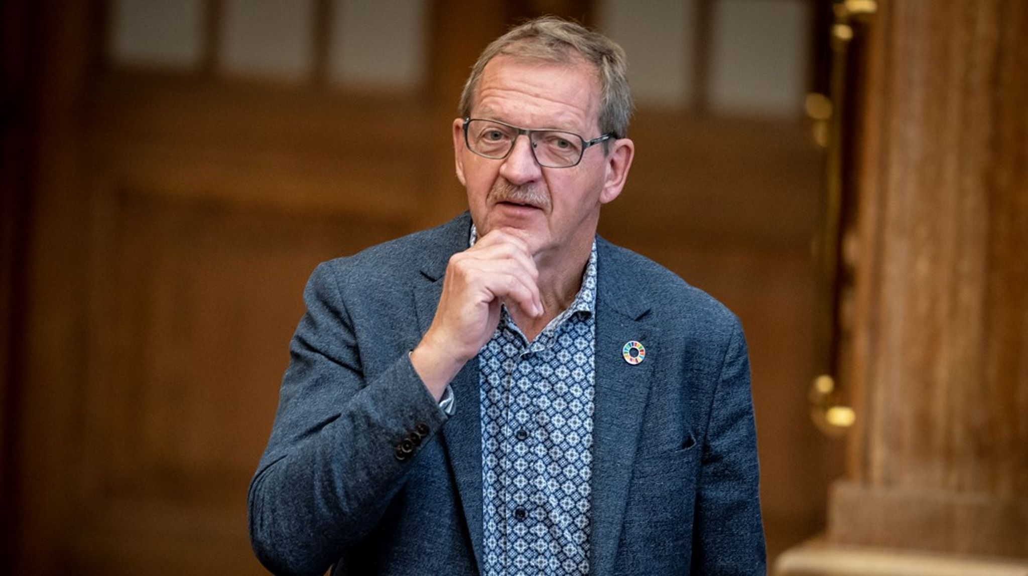 Bjarne Laustsen (S) fejrede tirsdag sin 70-års fødselsdag. 