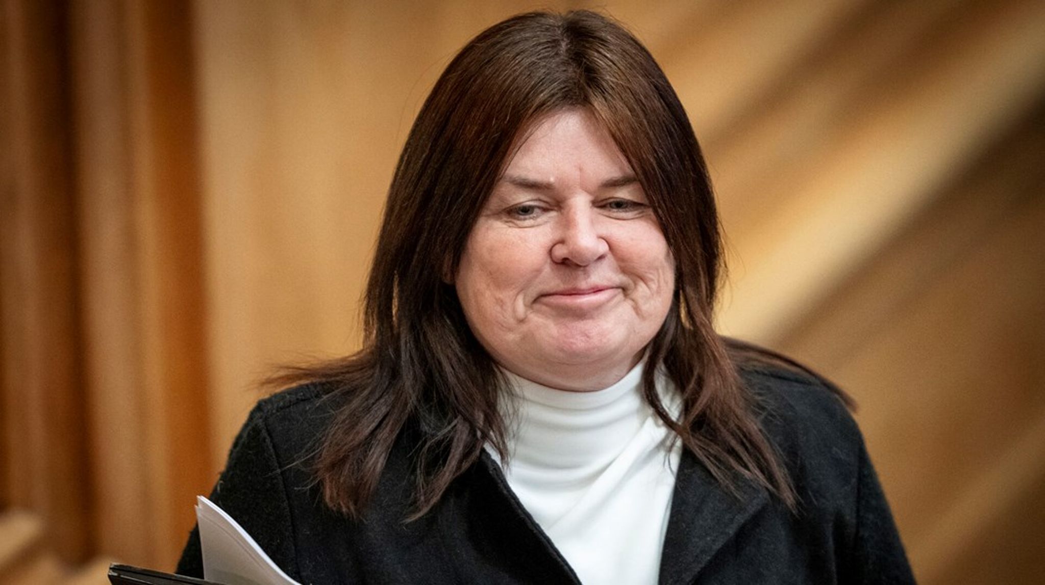 Karina Lorentzen (SF) måtte svare på mange spørgsmål fra oppositionspartiernes
medlemmer under debatten om granskningskommissionen.