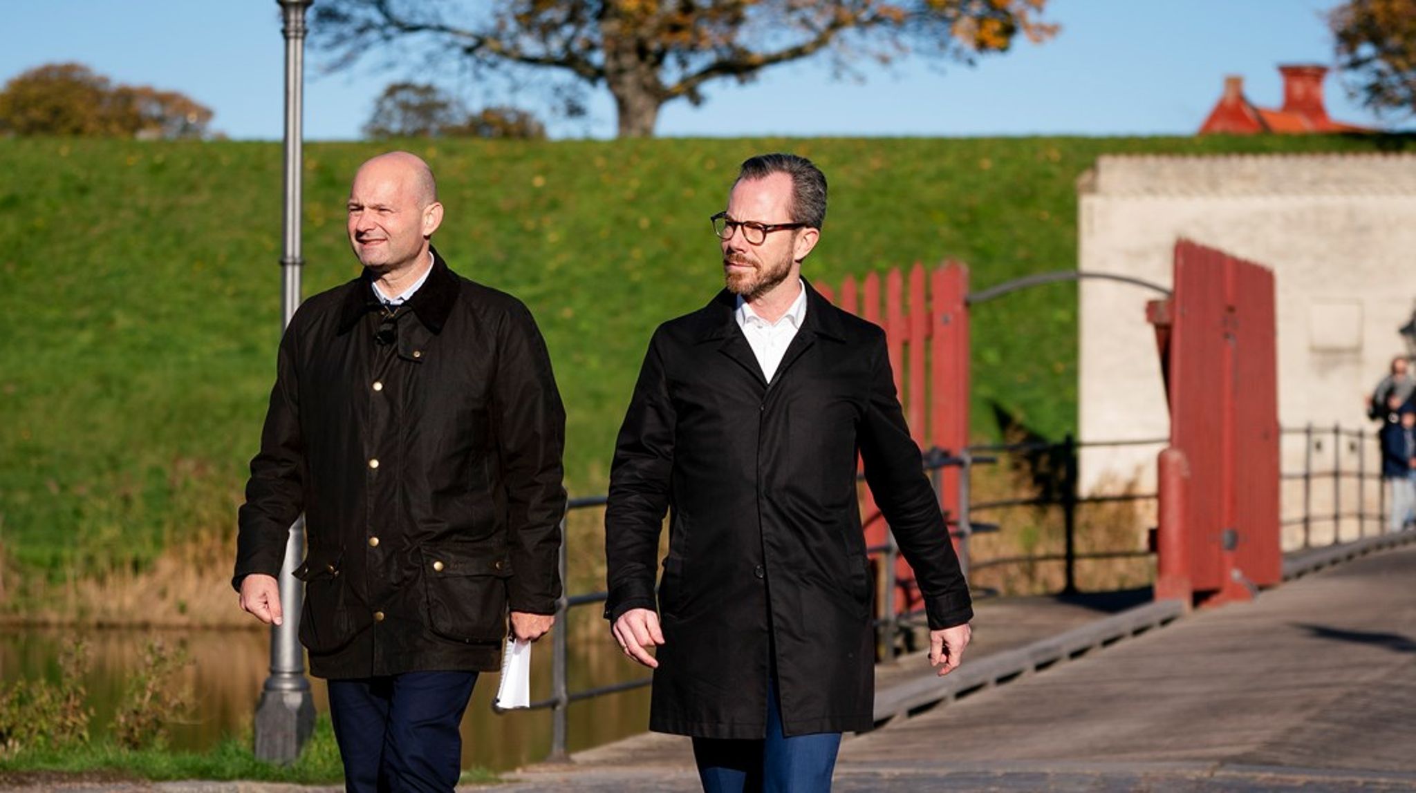 Både Søren Pape Poulsen og Jakob Ellemman-Jensen var statsministerkandidater ved folketingsvalget i 2022. Arkivfoto. 