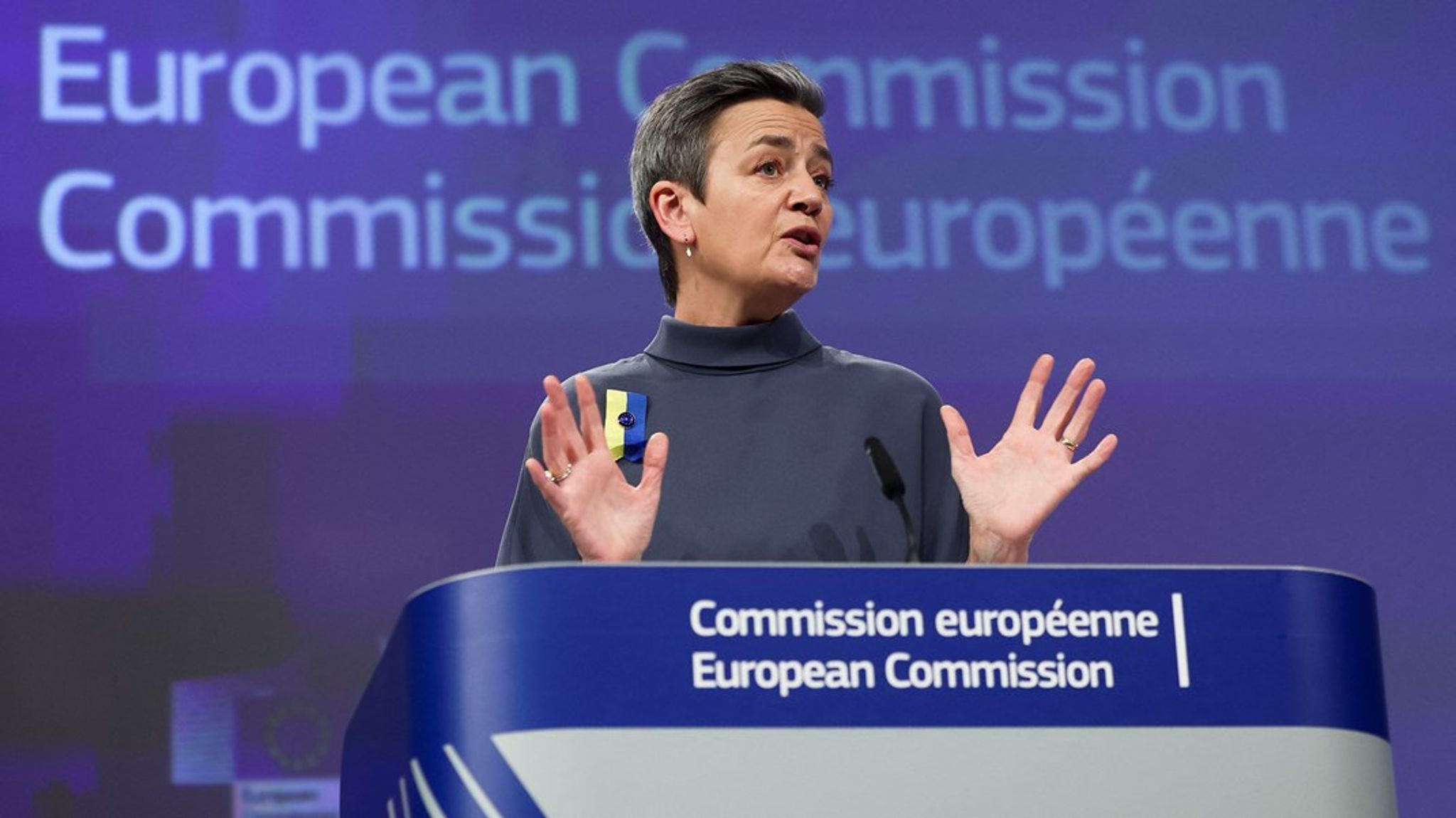 "Uanset det kommende valgresultat i USA, så er vi nødt til at tage mere ansvar for vores egen sikkerhed. Det vil også styrke Nato," siger Margrethe Vestager.