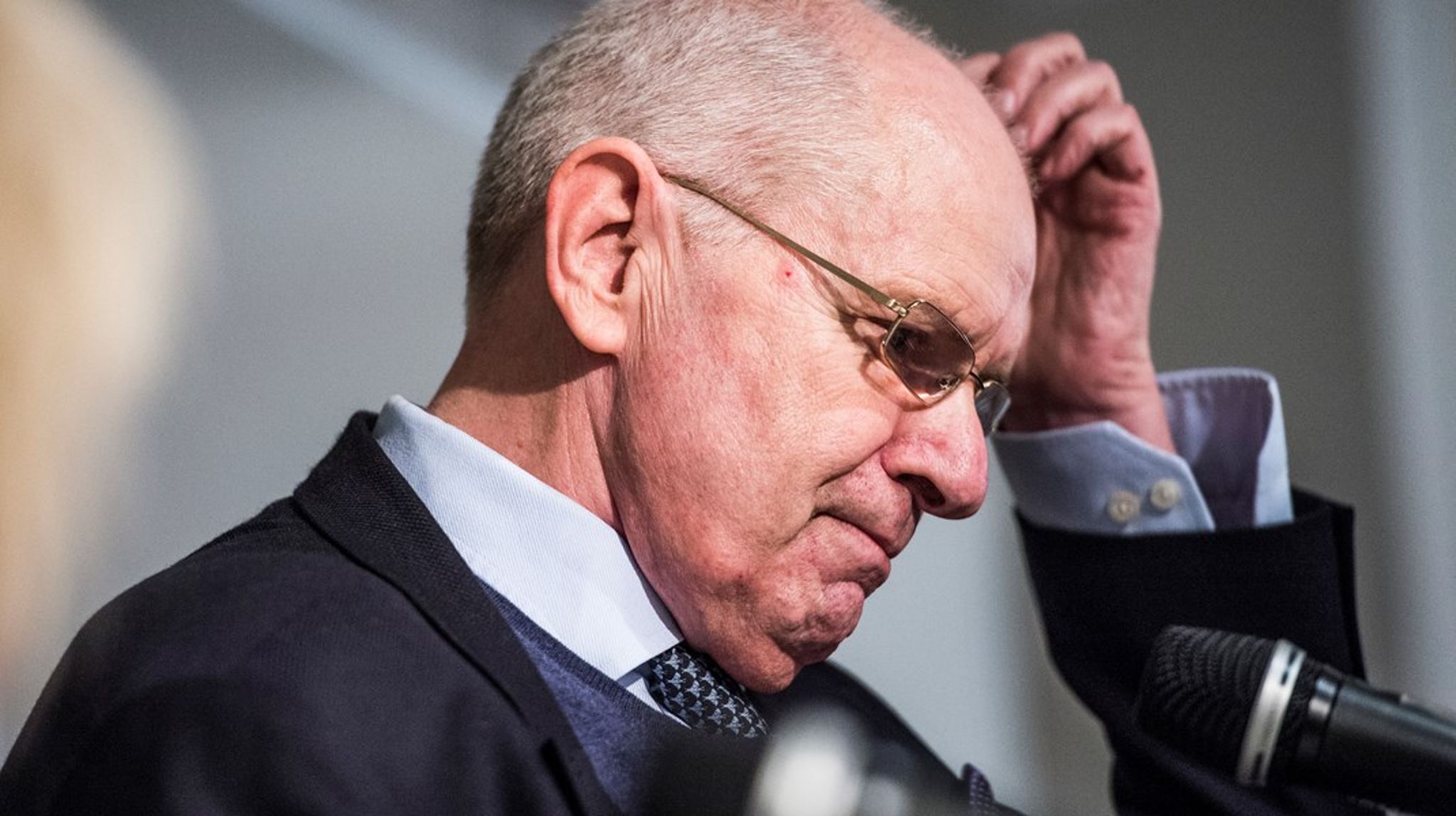 Jørgen Ejbøl og resten af bestyrelsesmedlemmerne i Jyllands-Postens Fond havde aldrig troet, at deres interne referater skulle læses af andre. Derfor er det næsten som skjult kamera, når vi nu kan læse med. Det skriver Altingets chefredaktør, Jakob Nielsen. (Arkivfoto)&nbsp;