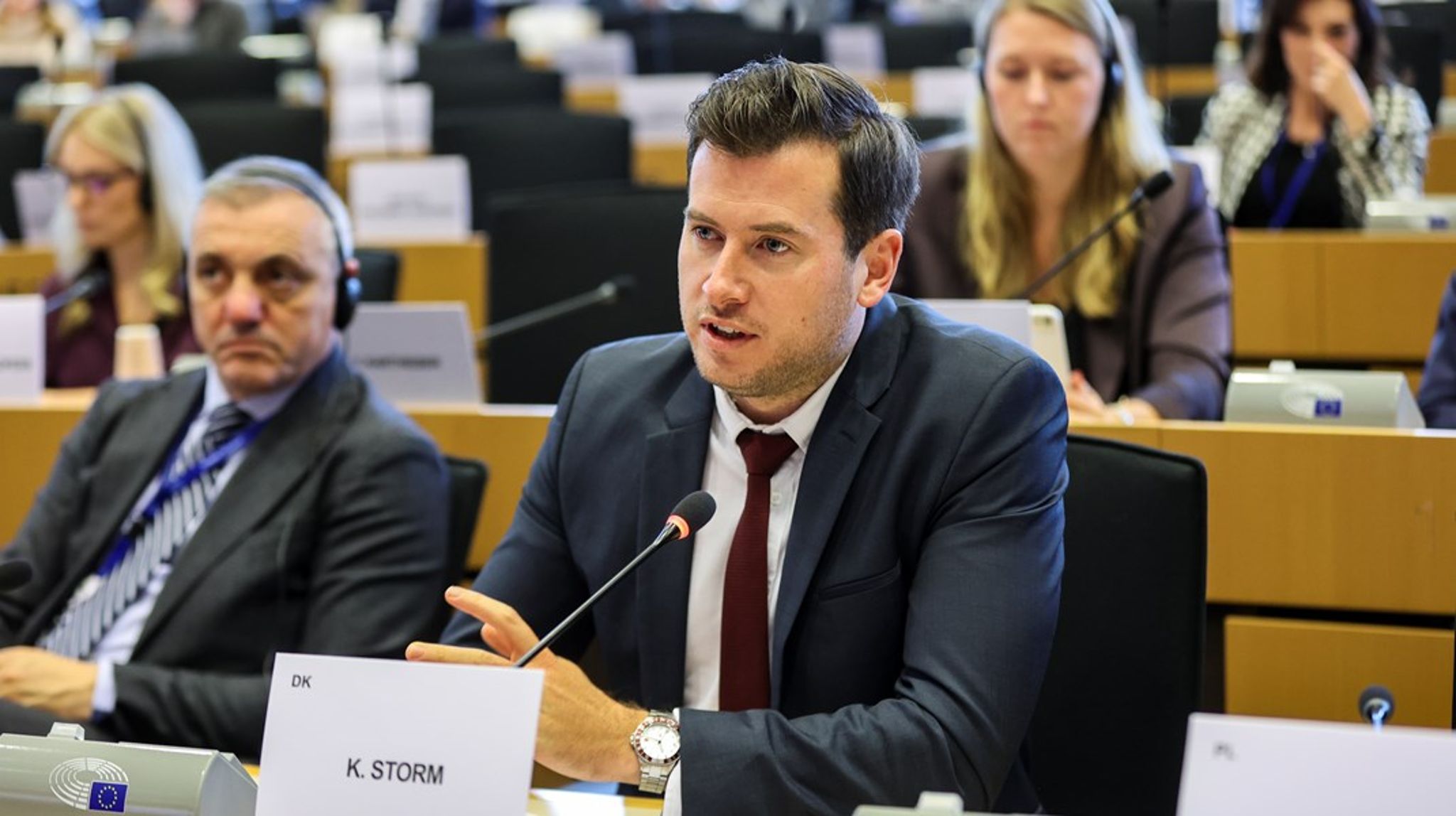 Kristoffer Storm (DD) er klar til at stemme for Ursula von der Leyens nye Europa-Kommission.