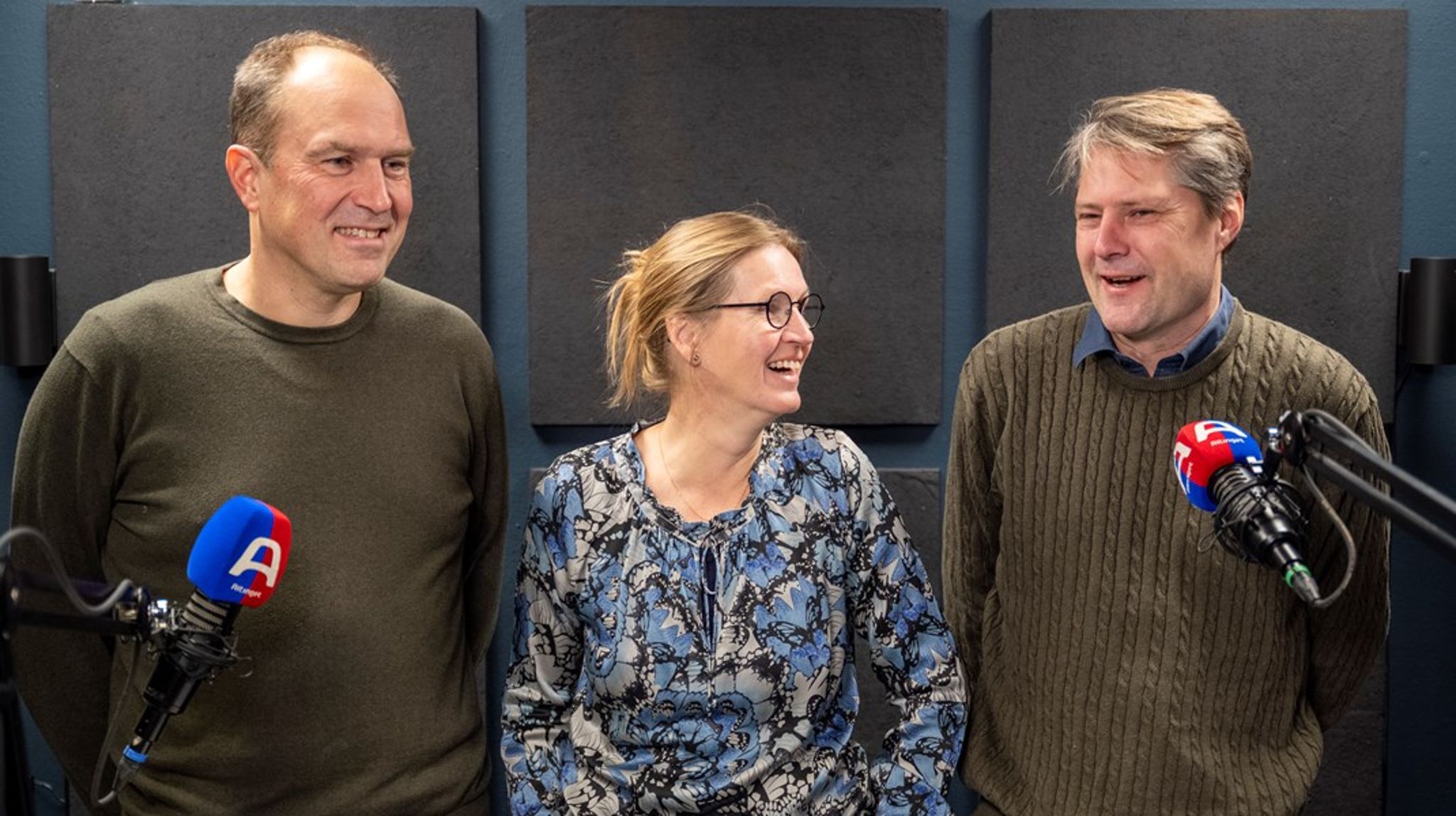 Gæsterne i denne udsendelse; Jonatan Schloss, Sidsel Vinge og Jakob Kjellberg.&nbsp;