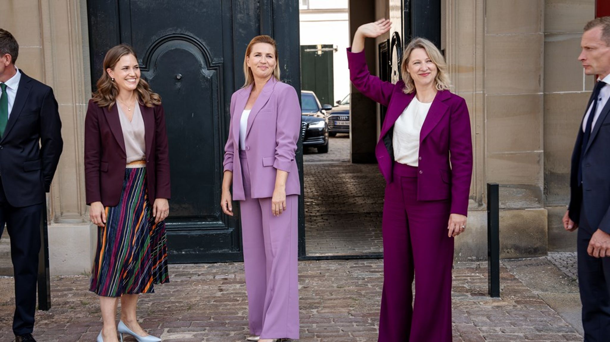 Sophie Hæstorp Andersen (th.) forlod i november Københavns Rådhus for at blive socialminister i Mette Frederiksens regering.