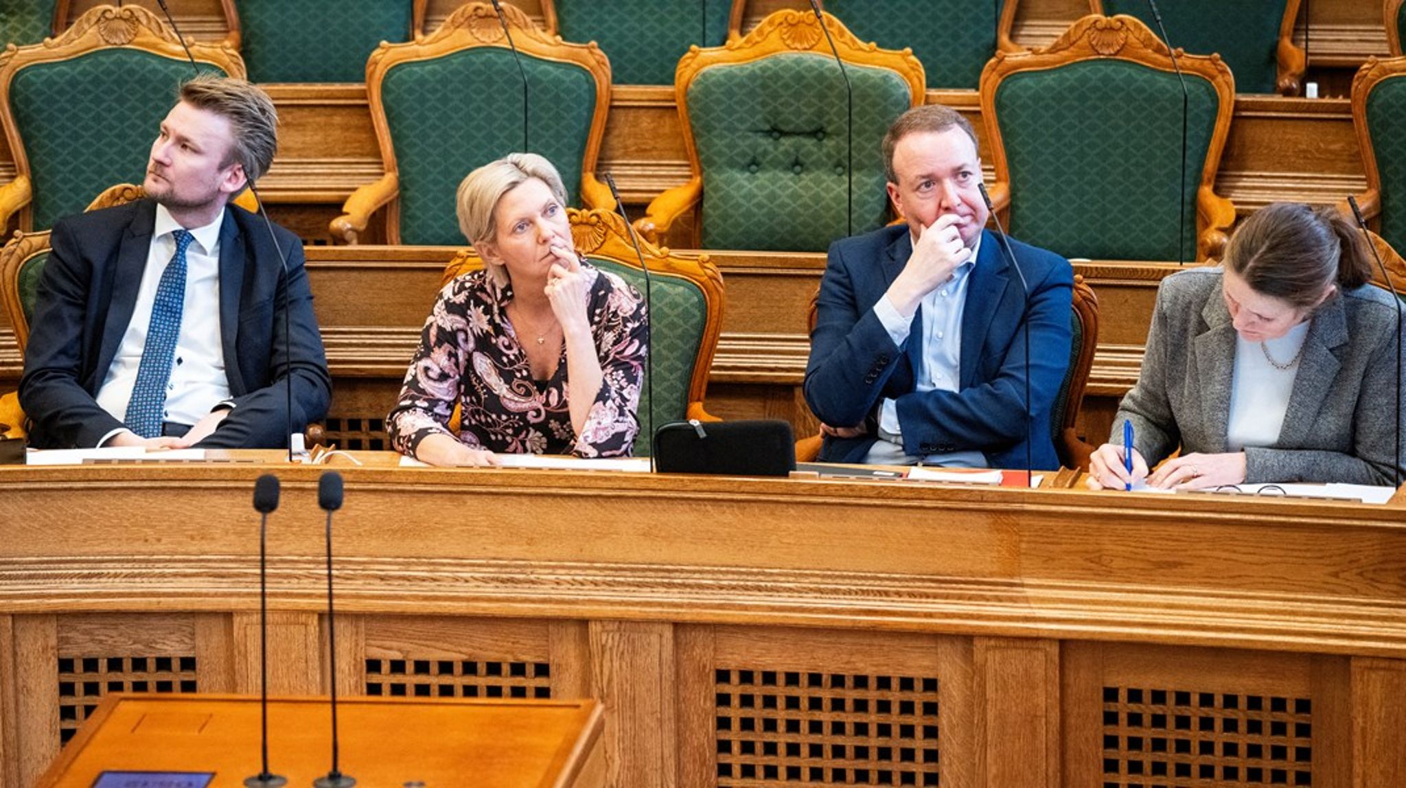 Charlotte Munch (DD) og Michael Aastrup Jensen (V) var to af de udenrigsordførere, der deltog i høringen om religiøs forfølgelse i Afrika.