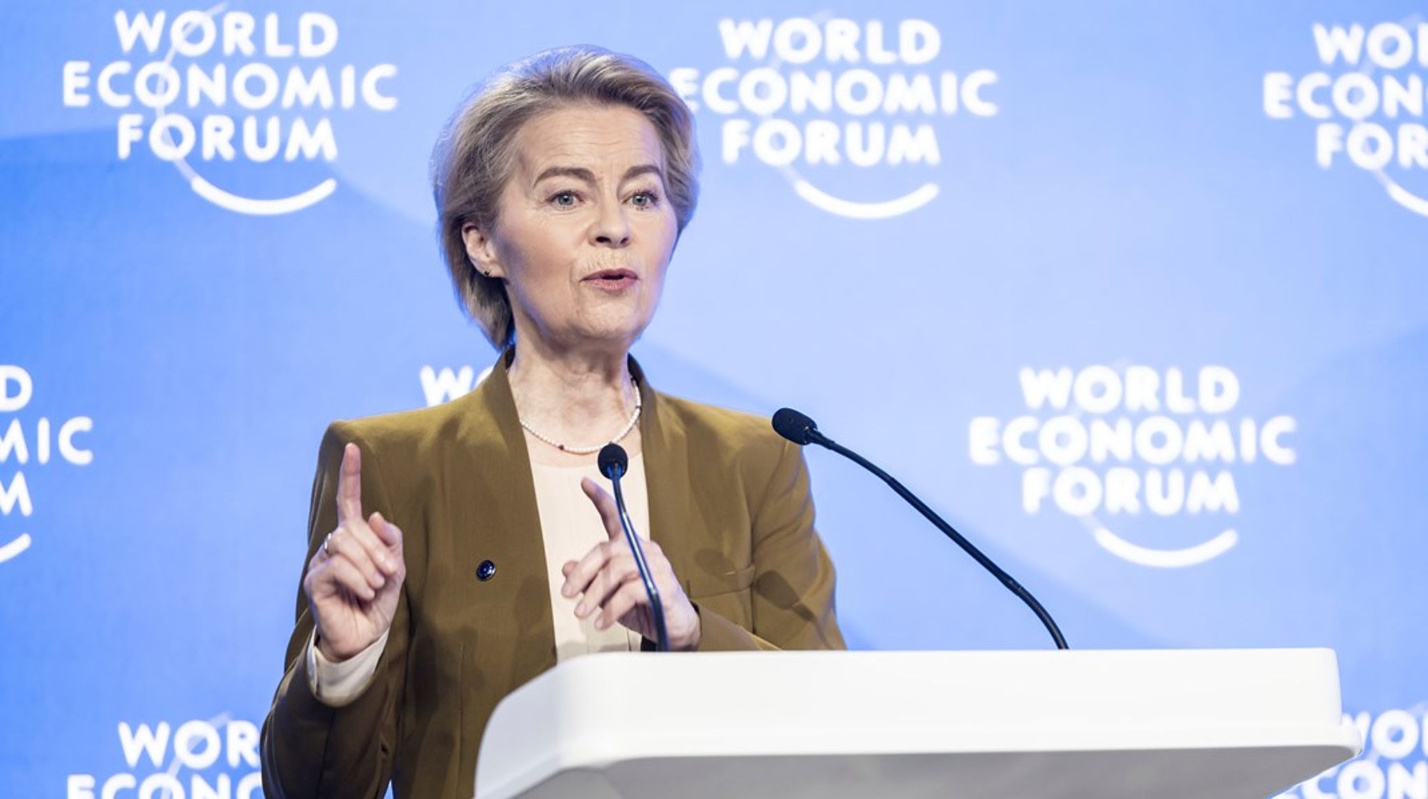 EU-kommissionsformand Ursula von der Leyen vil vise vejen ud af krisen for den europæiske konkurrenceevne med et nyt kompas.