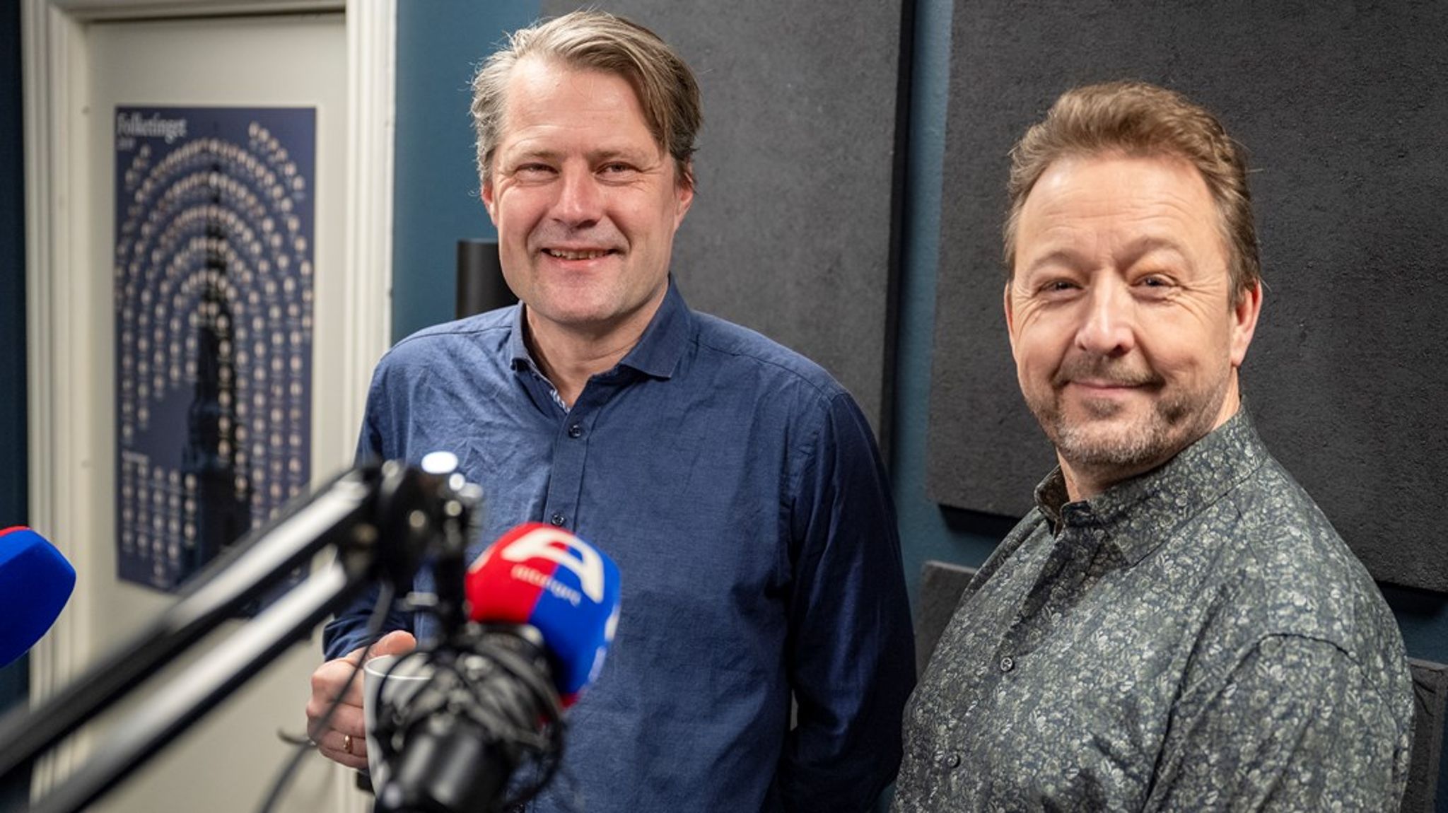 Jakob Kjellberg og John Brodersen er dagens gæster i Politisk Stuegang.&nbsp;