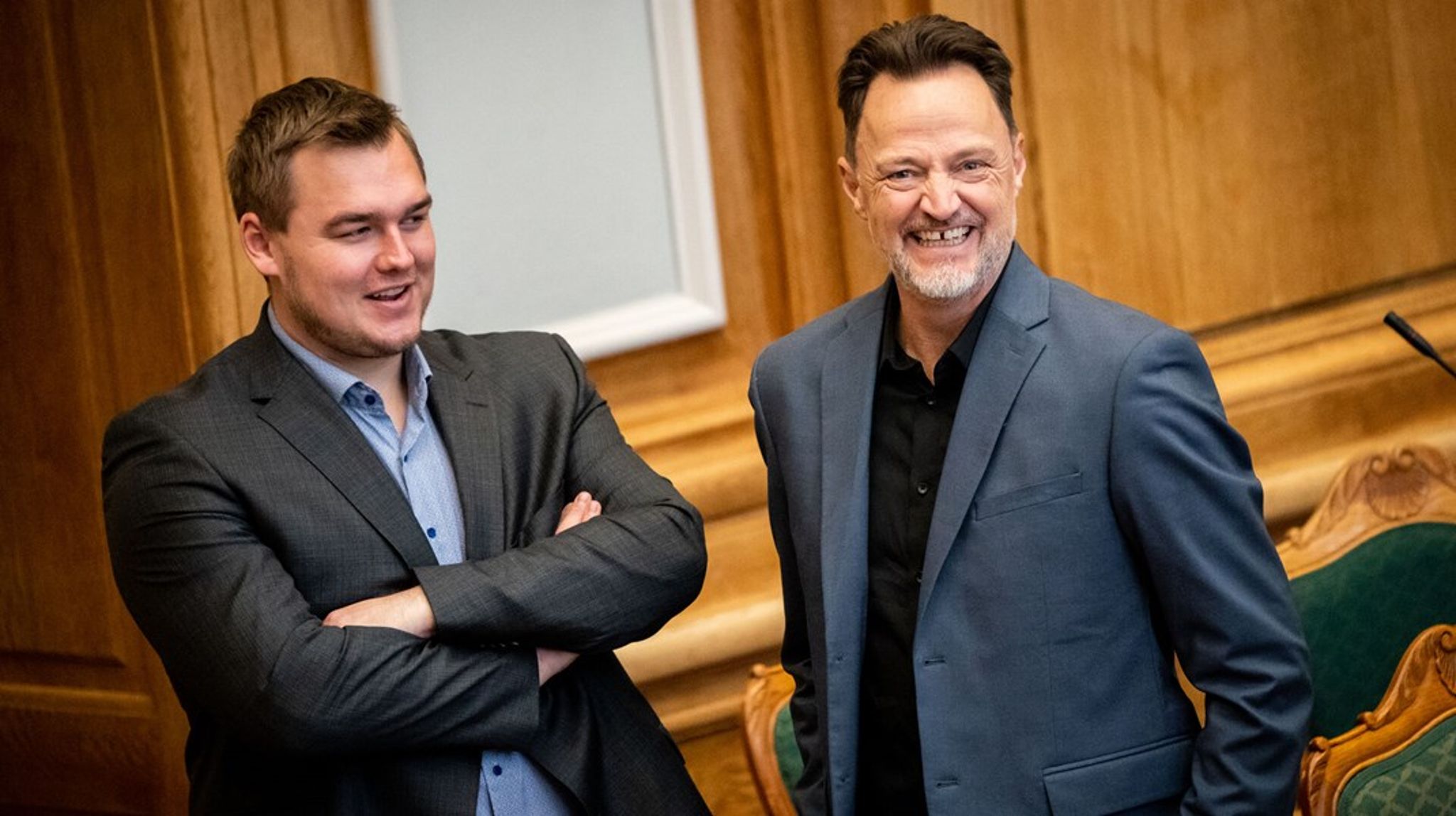 Thomas Skriver Jensen (tv) er ny fødevareordfører for Socialdemokratiet. Han har tidligere været erhvervsuddannelsesordfører.