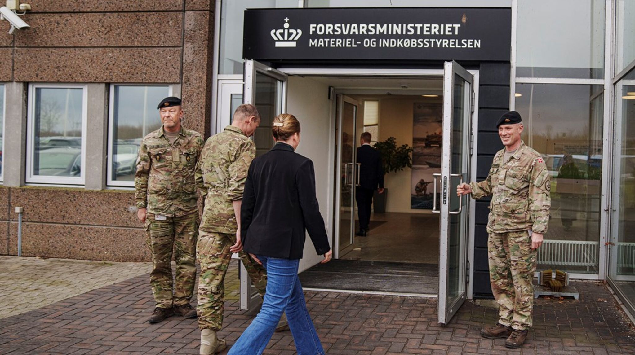 (Arkivfoto: Statsministeren besøger Forsvarsministeriets Materiel- og Indkøbsstyrelse februar 2025)