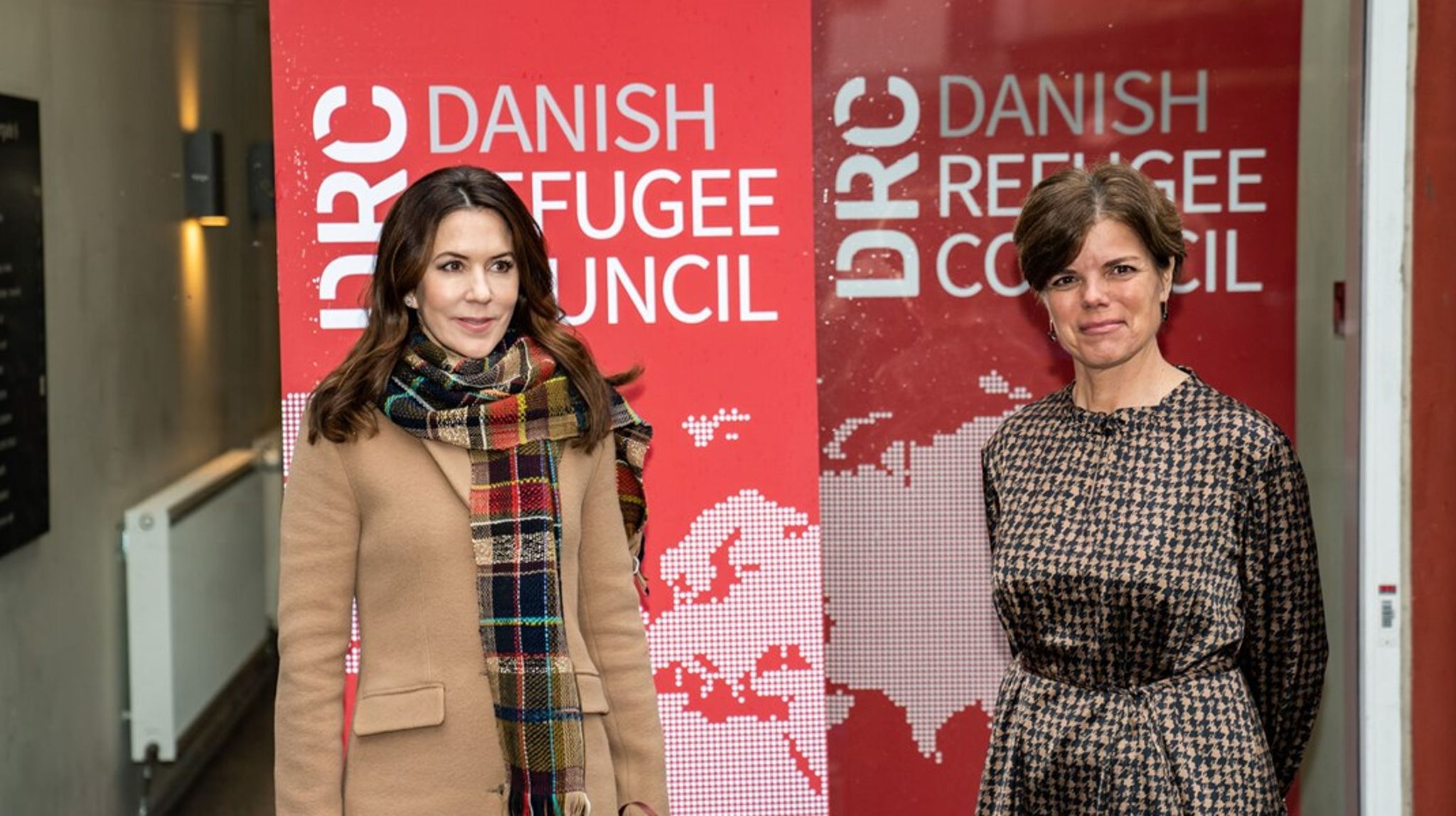 <div>Arkivfoto. Daværende kronprinsesse Mary besøgte Dansk Flygtningehjælp og generalsekretær Charlotte Slente i København i anledning af Global Refugee Forum 2020, hvor man samlede repræsentanter fra regeringer, erhvervsliv og civilsamfund fra hele verden for at finde løsninger på den globale flygtningesituation.&nbsp;</div>