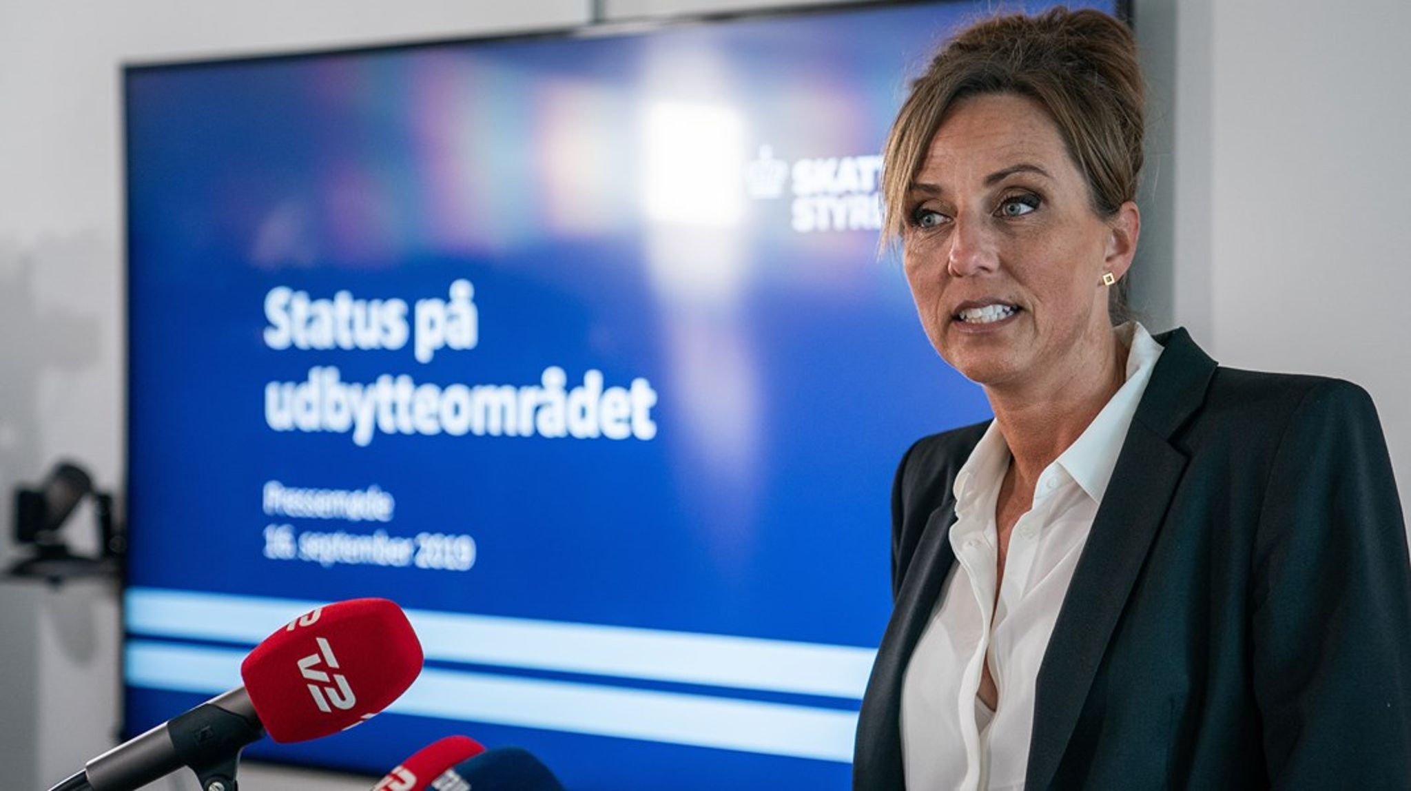 I 2024 tog Merete Agergaard skridtet fra styrelsesdirektør til departementschef, og det gør hende til den højst lønnede embedsmand under Skatteministeriets ressortområde. Arkivfoto. 