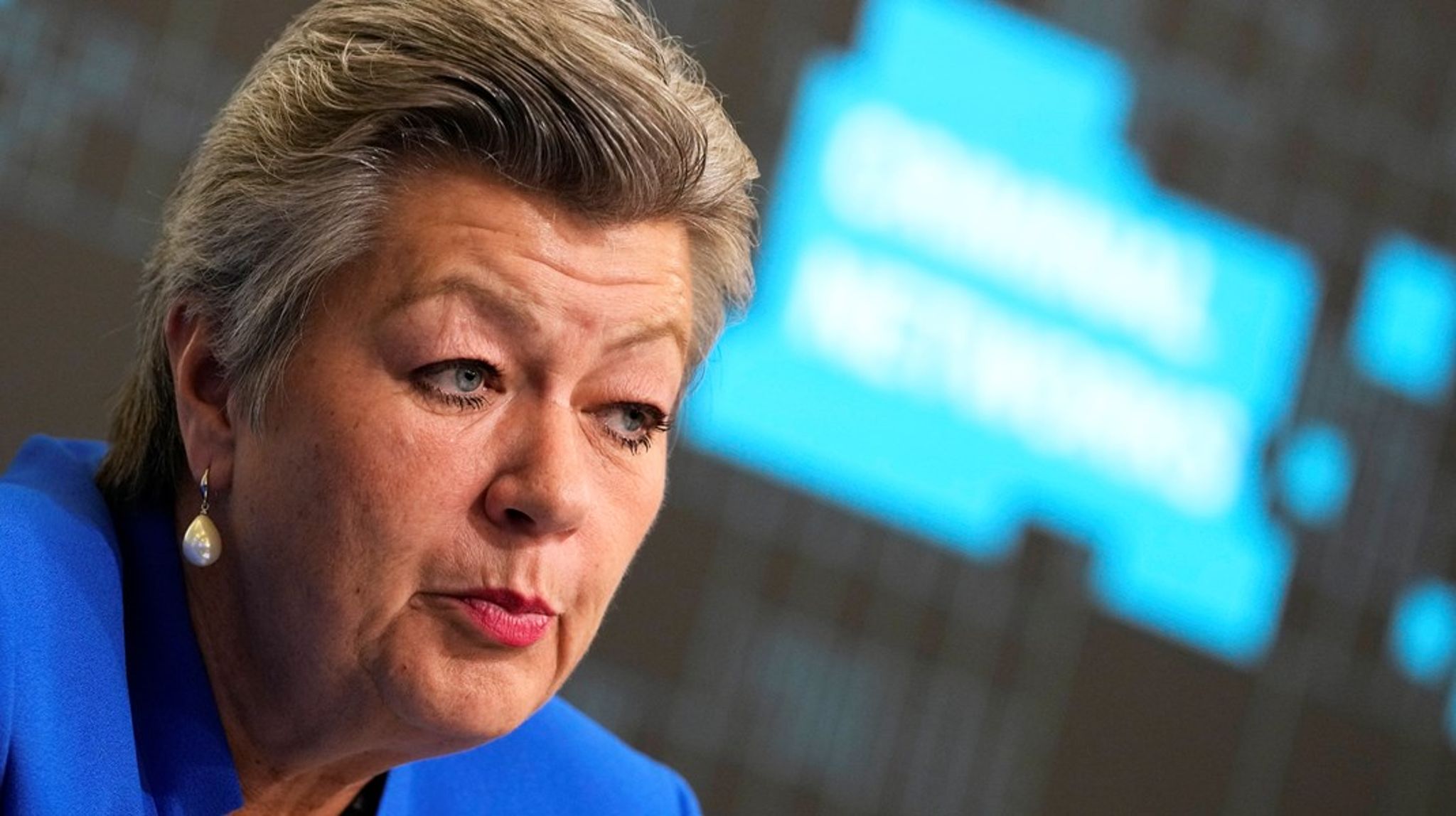 Før hun blev EU-kommissær, var Ylva Johansson Sveriges beskæftigelses- og integrationsminister.