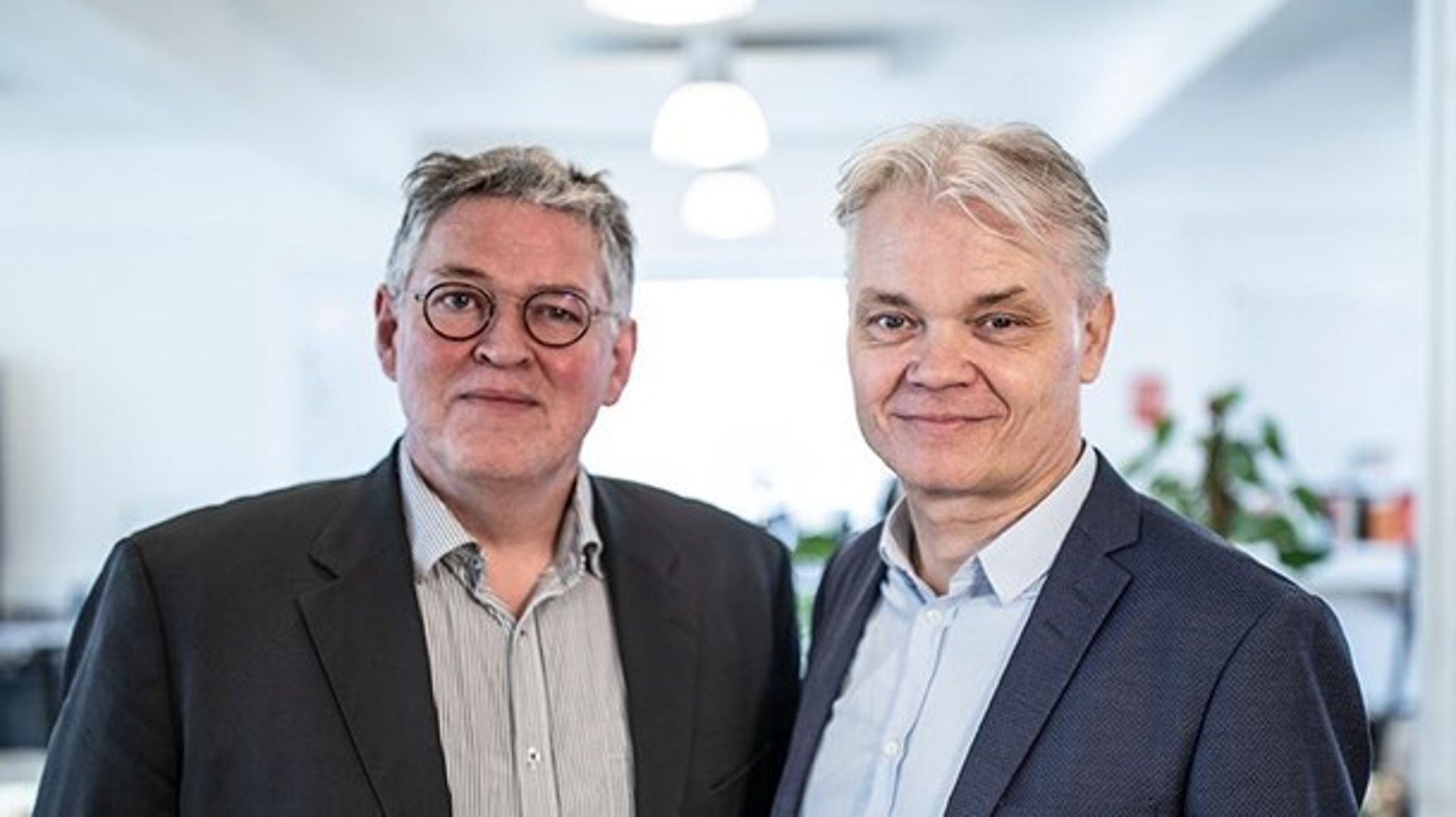 Asbjørn Sonne Nørgaard (tv) har efter et års pause fra arbejdsmarkedet fundet nyt job.