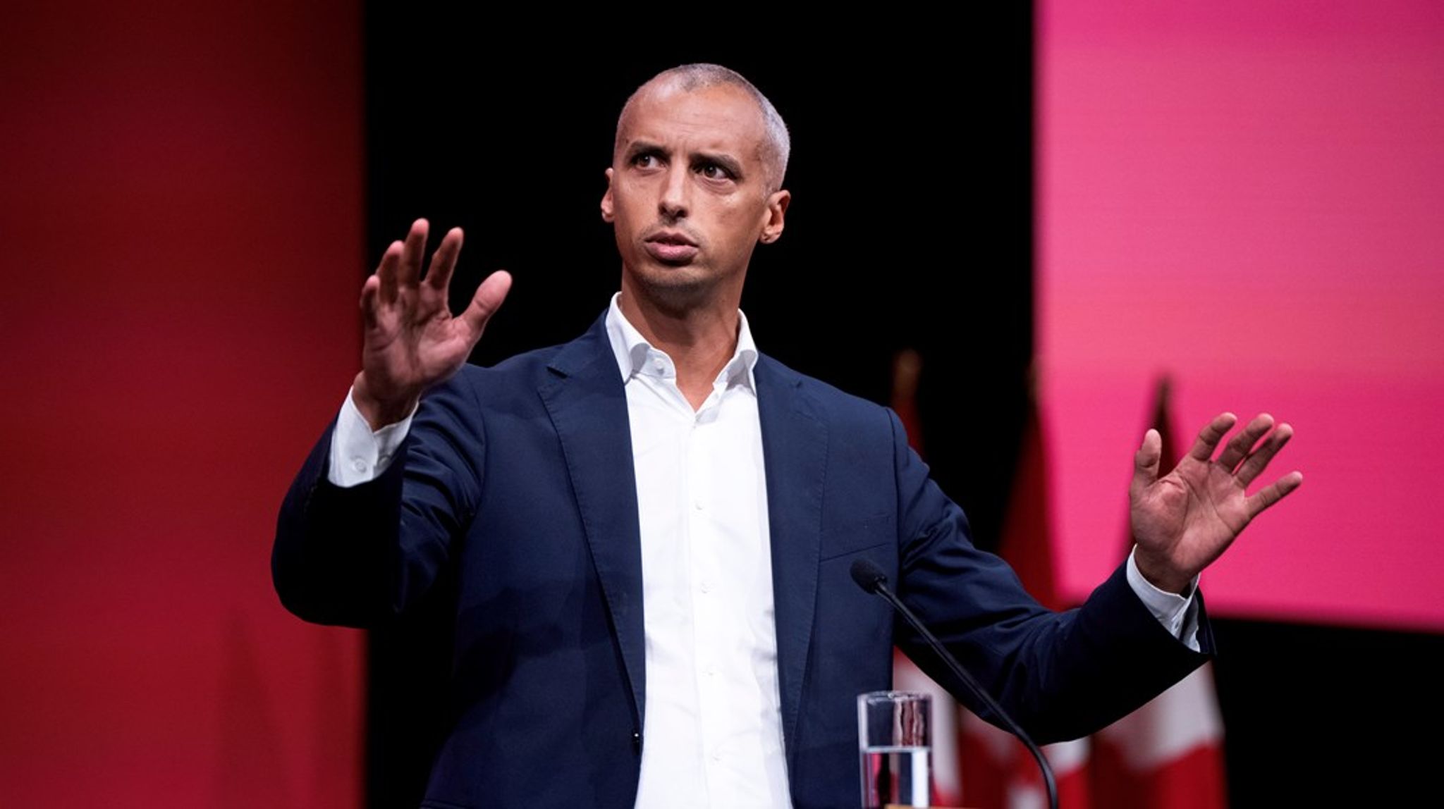 Børne- og undervisningsminister Mattias Tesfaye (S) til Socialdemokratiets årsmøde i weekenden i Aalborg. 