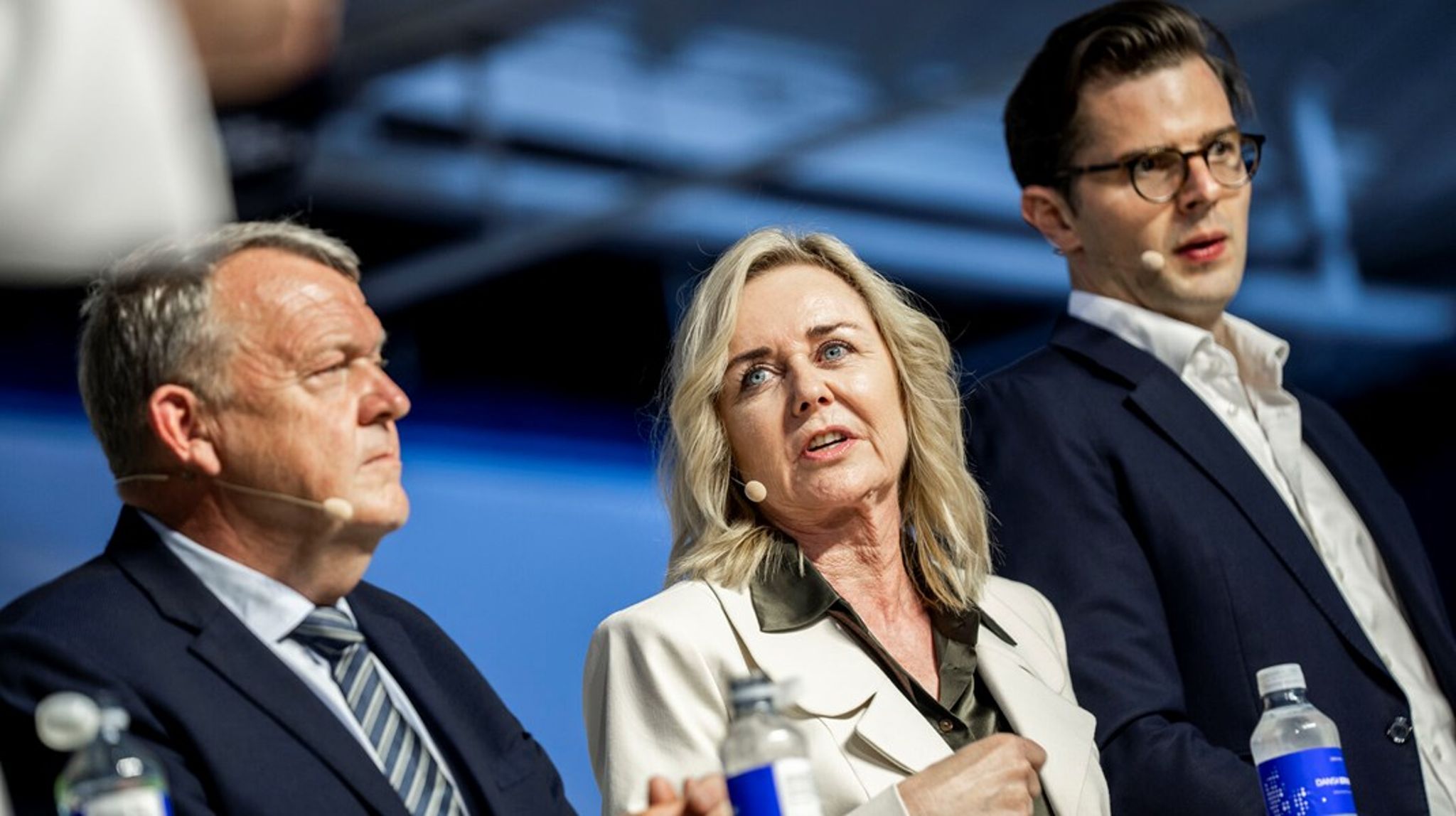 Lars Løkke Rasmussen, Mona Juul og Alex Vanopslagh er blot tre ud af fem partiledere, der stiller op til Folketinget i Østjyllands Storkreds. Men ny prognose spår fremgang til helt andre partier.