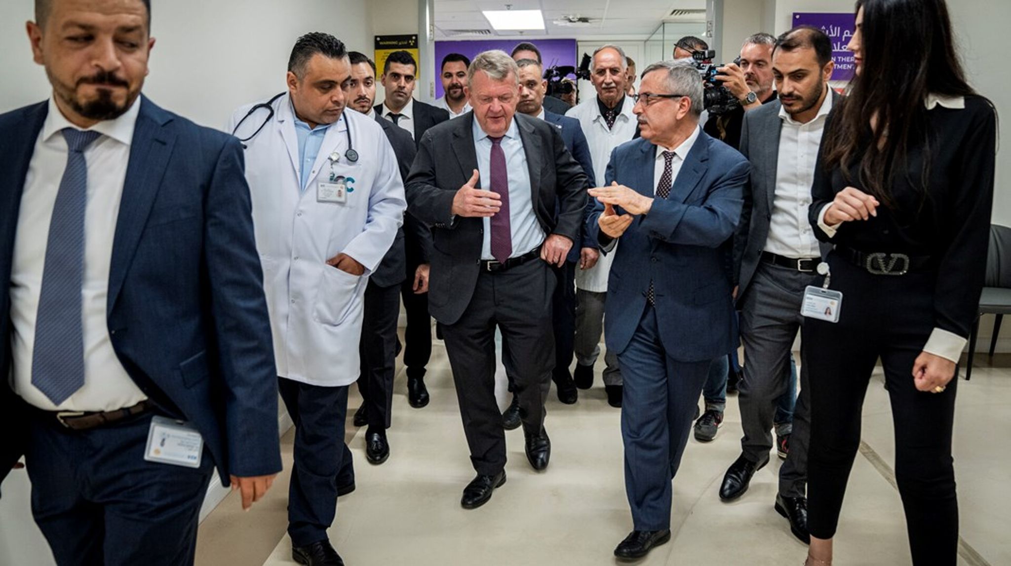 Udenrigsministeren besøgte et hospital i Palæstina i september 2025