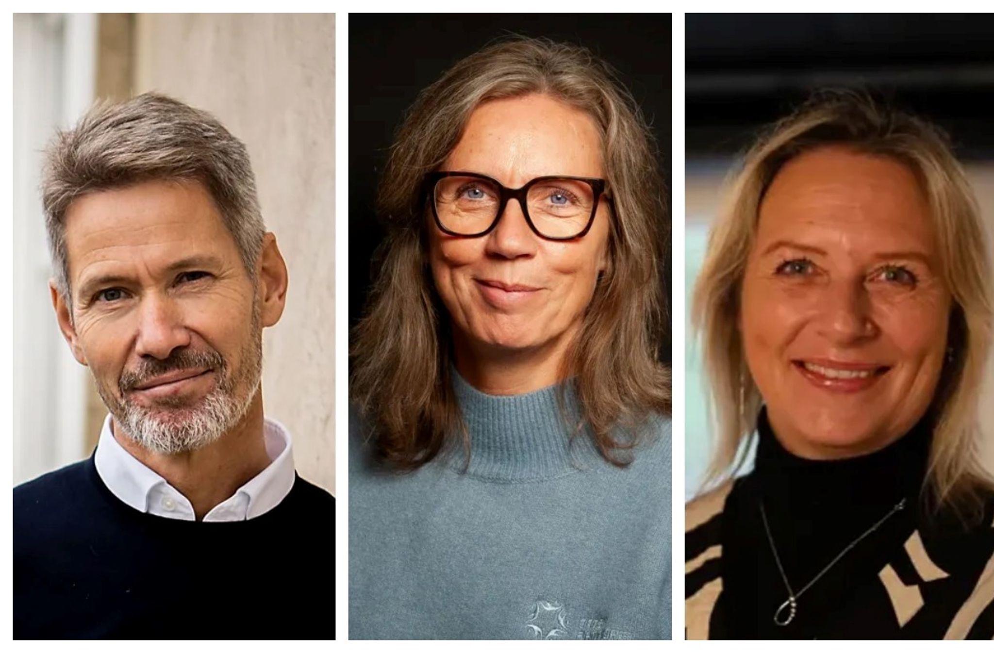 Stén Knuth, Lotte Reffs og Pernille Aude stiller op til formandsvalget i Dansk Firmaidræt. 
