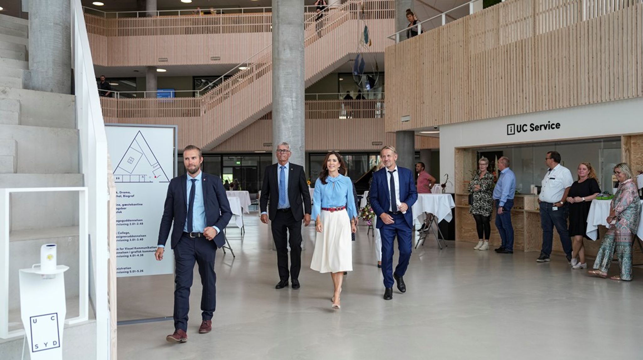 Dronning Mary indvier UC Syd Campus Kolding i 2022.