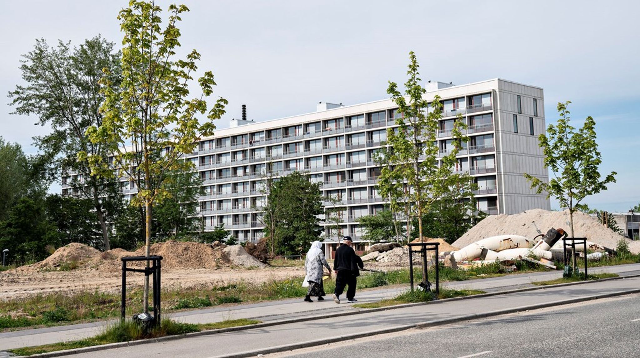 Gellerupparken i Aarhus er et af de boligområder, hvor den fysiske omdannelse er i gang.