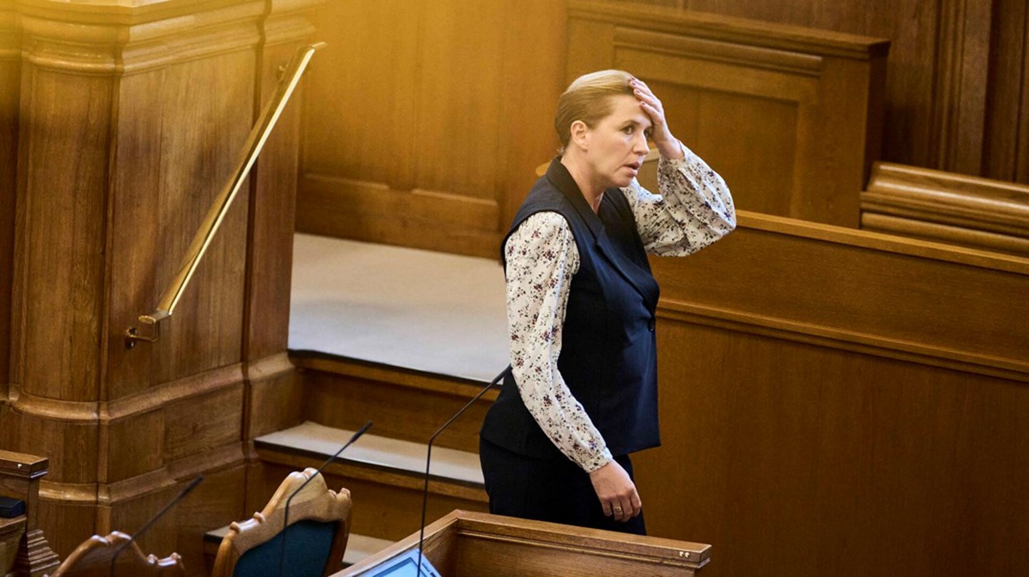 Var Mette Frederiksen den partileder, der havde det absolut værste år? Det er tre politiske kommentatorer ikke helt enige om.