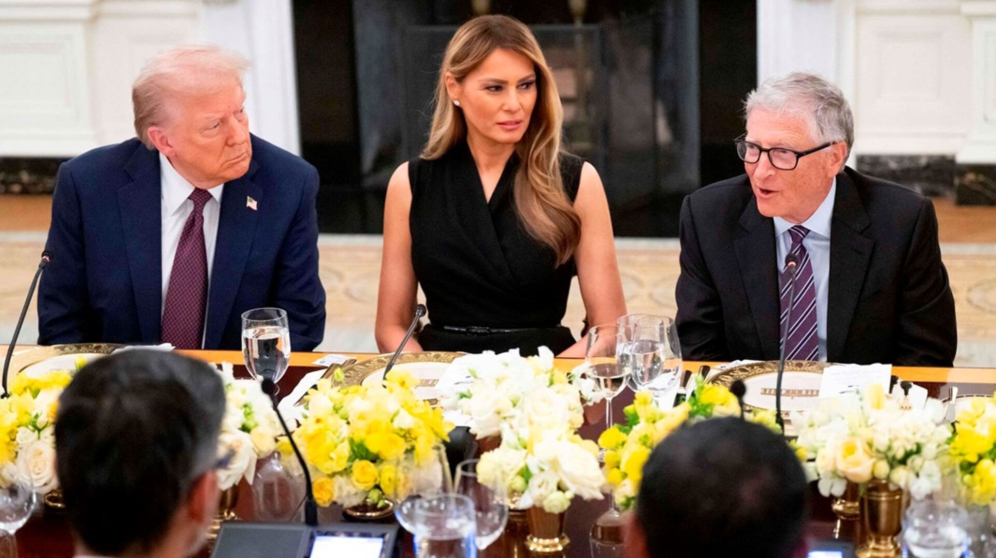 Bill Gates var blandt deltagerne ved en middag for topfolk fra tech-industrien i Det hvide hus i september sidste år. 