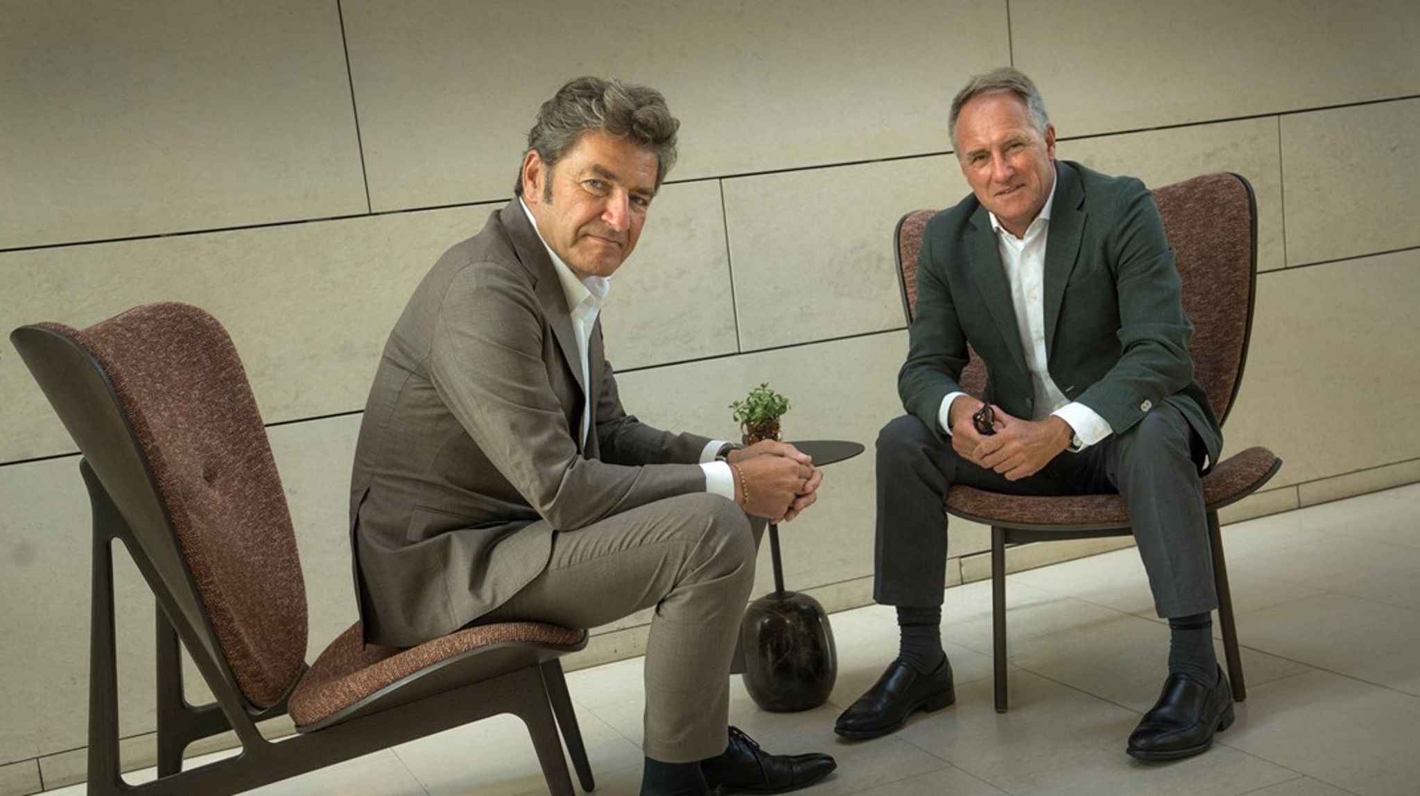 Netcompany-topchef André Rogaczewski er den bedst forbundne virksomhedsleder i magteliten, mens DI-boss Lars Sandahl Sørensen er den mest centrale person fra en erhvervsorganisation, ifølge nyt studie. Lars Sandahl Sørensen er også den næstbedst forbundne person i magteliten overhovedet efter Dansk Metals formand, Claus Jensen. Arkivfoto. 